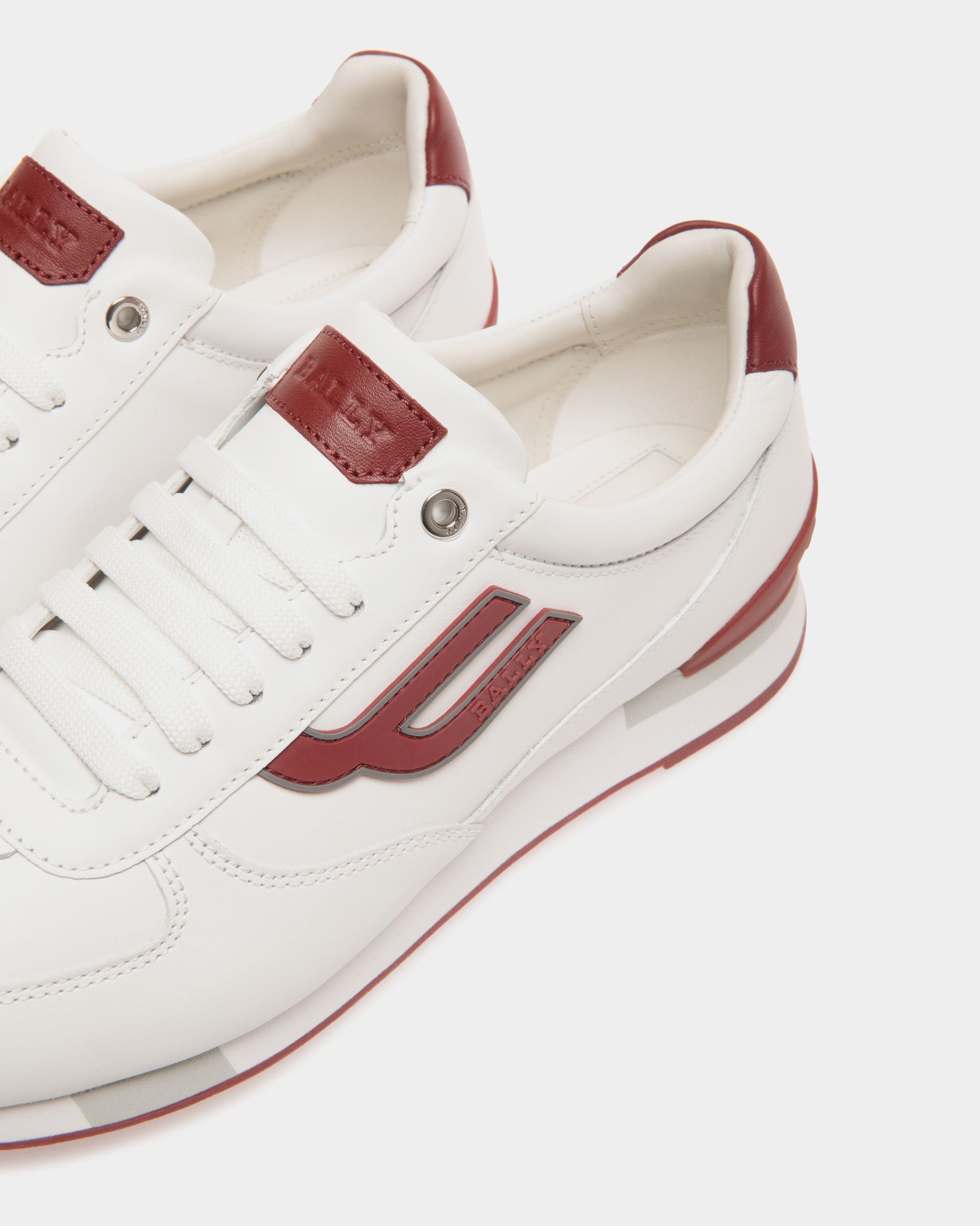 Sneaker In Multicolor  Leather - 男性 - Bally - 05