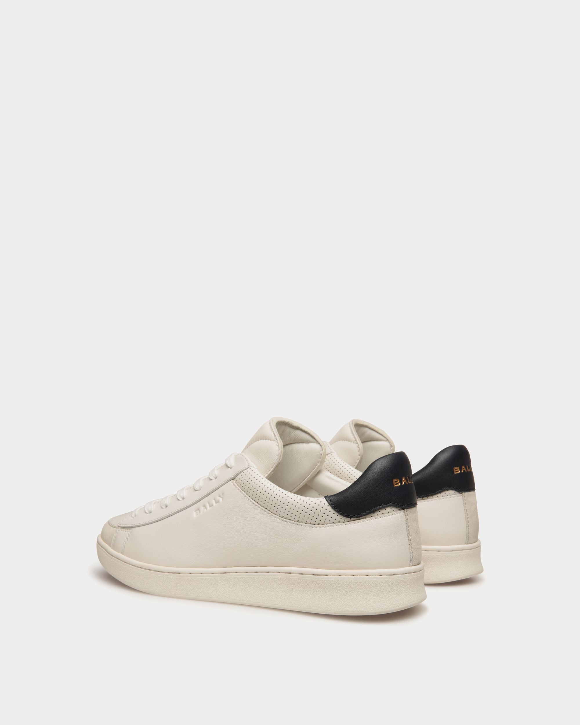 Bally By YK Jeong スニーカー ホワイト＆Navy Blue レザー - 男性 - Bally - 03