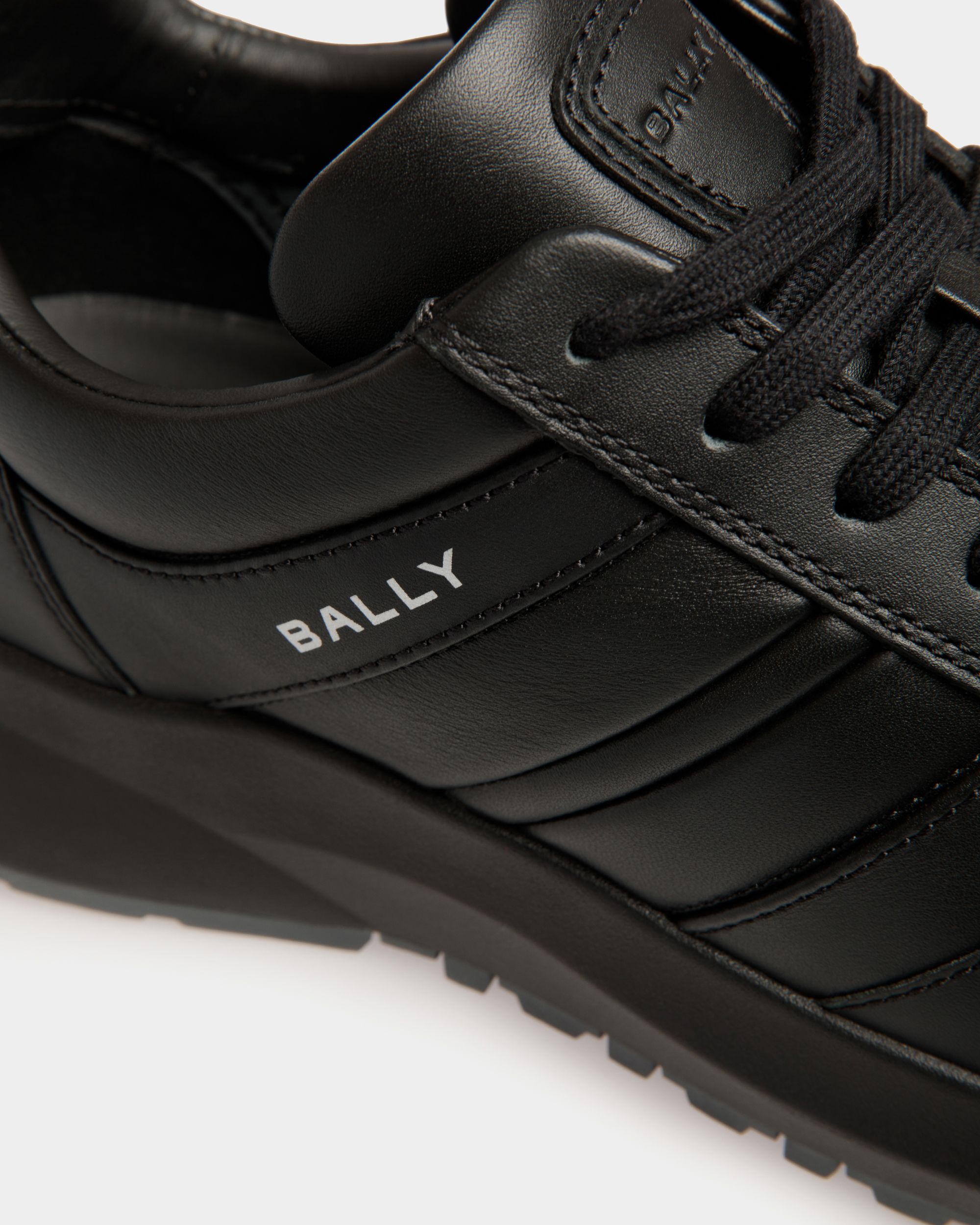 Outline スニーカー ブラック＆ワインレッド レザー - 男性 - Bally - 06