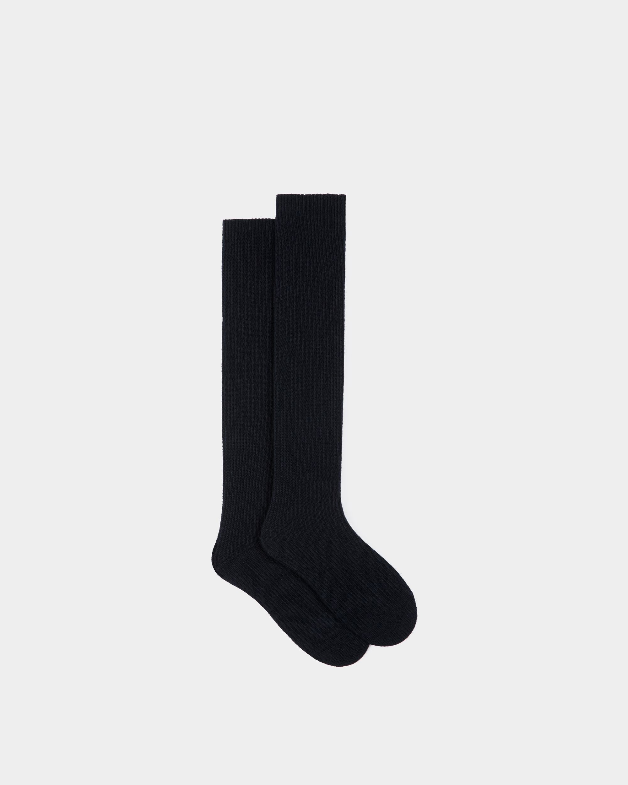 Adrien Brodyトラベルコレクション ソックス Navy Blue ウールブレンド - 男性 - Bally - 01