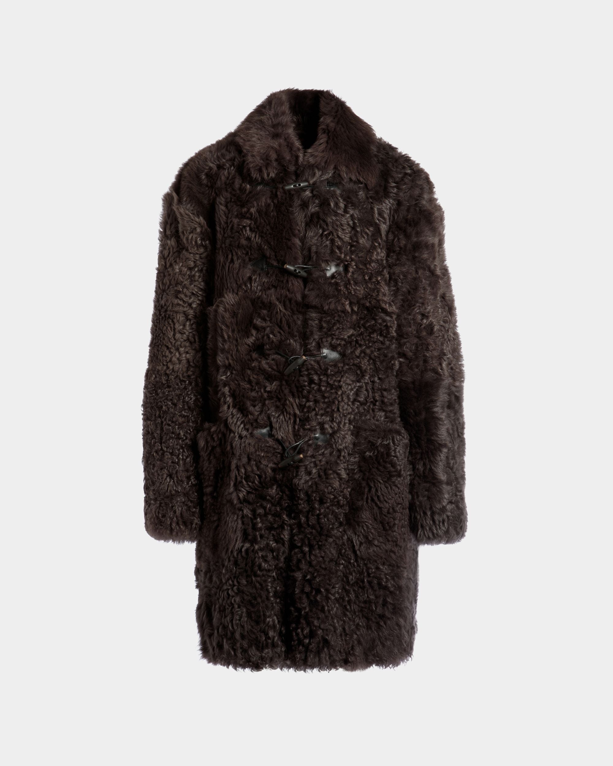 Winter Capsule コート エバノブラウン シアリング - 男性 - Bally - 01