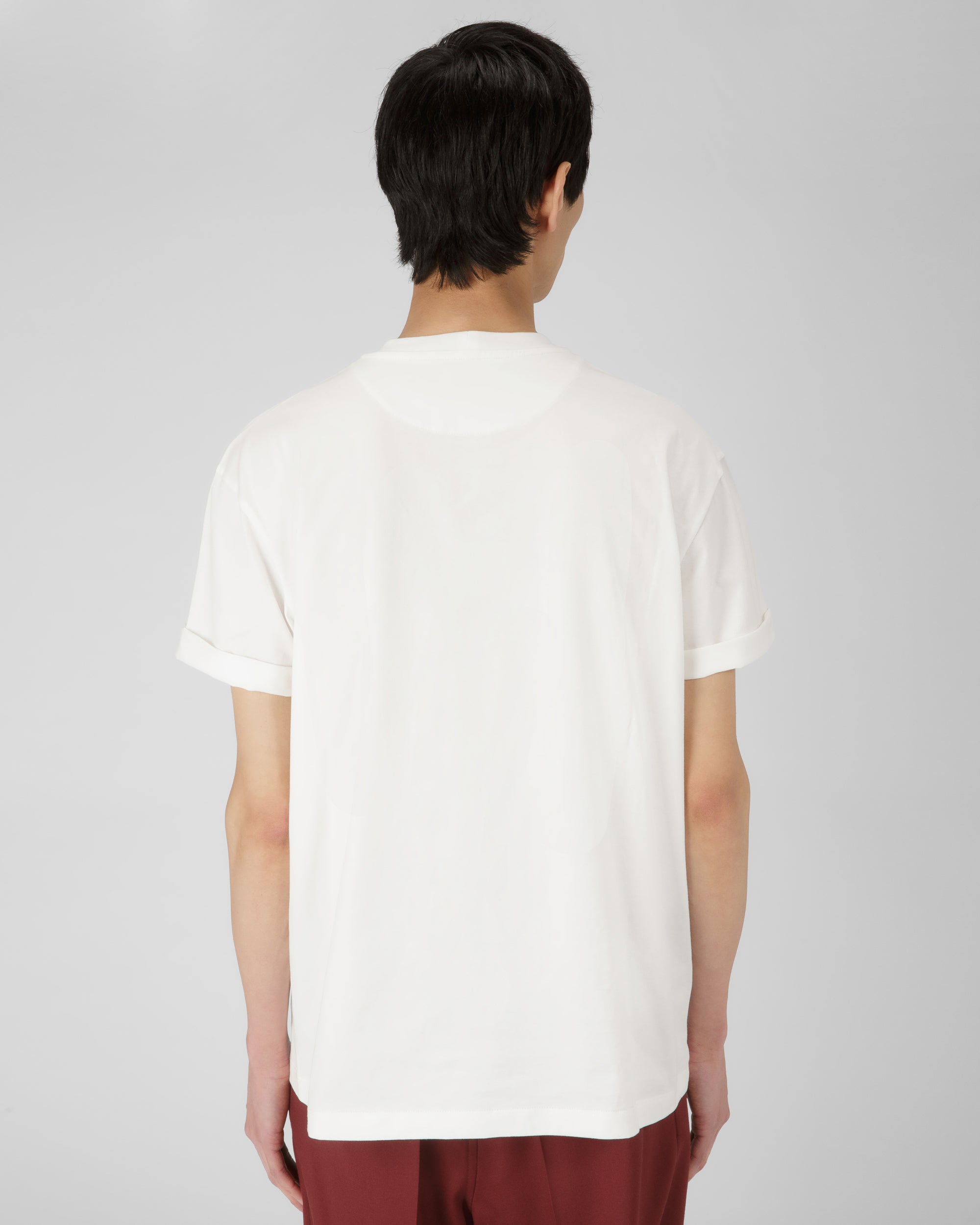 刺繍tシャツ ホワイト オーガニック コットン Tシャツ - 男性 - Bally - 03