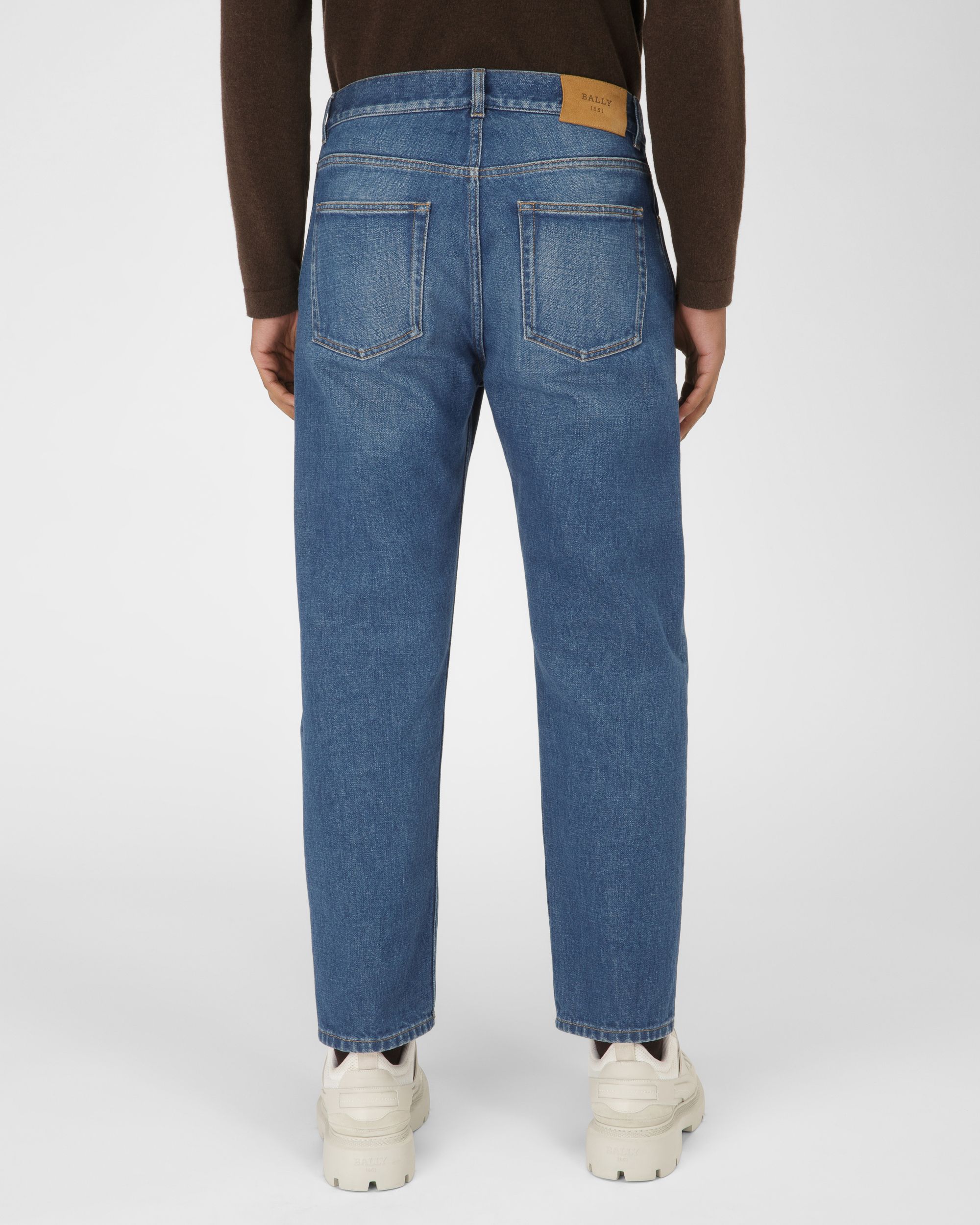 Five Pocket Jeans コットンパンツ ブルー - 男性 - Bally - 03