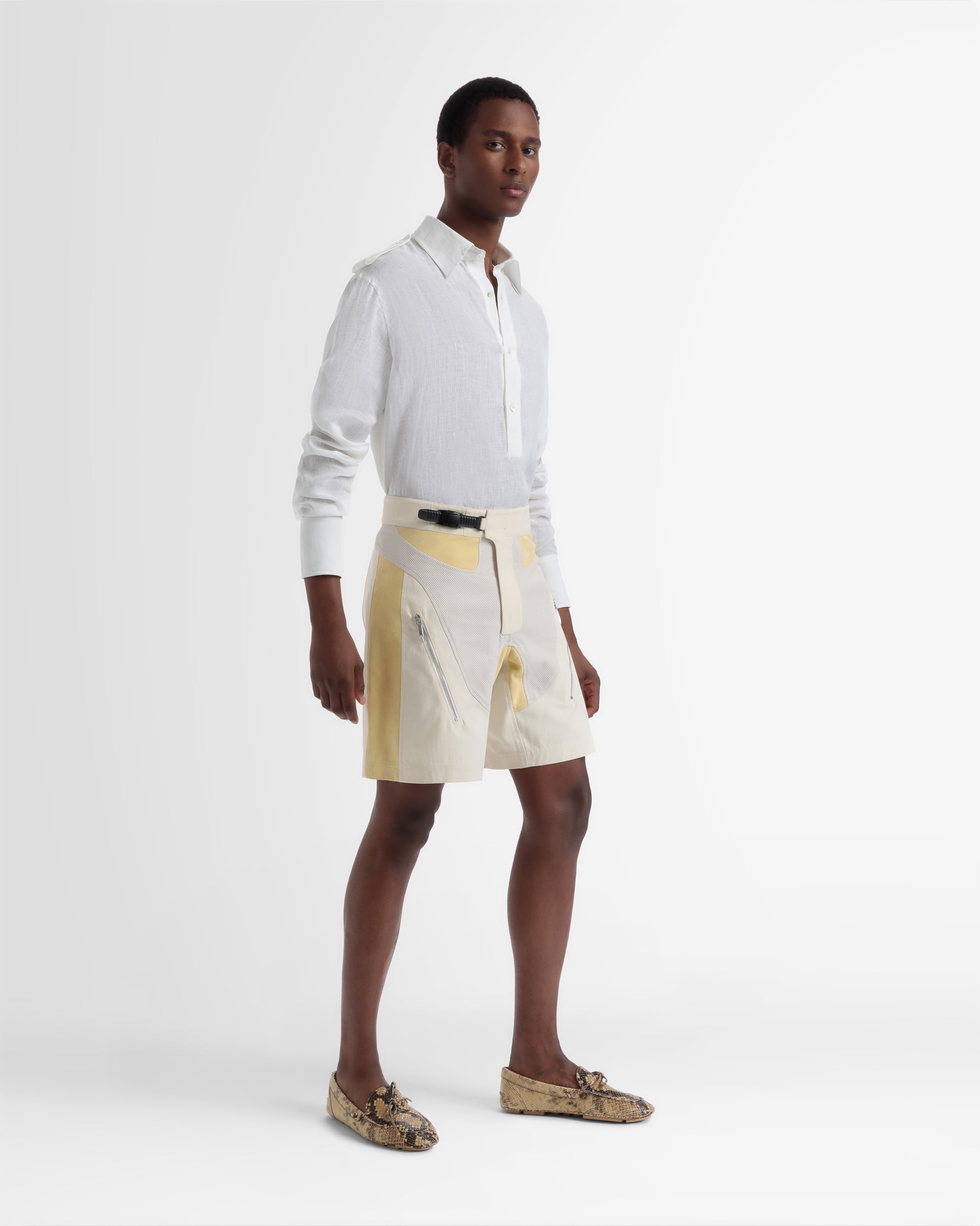 キャンバス バミューダショートパンツ マルチカラー - 男性 - Bally - 04