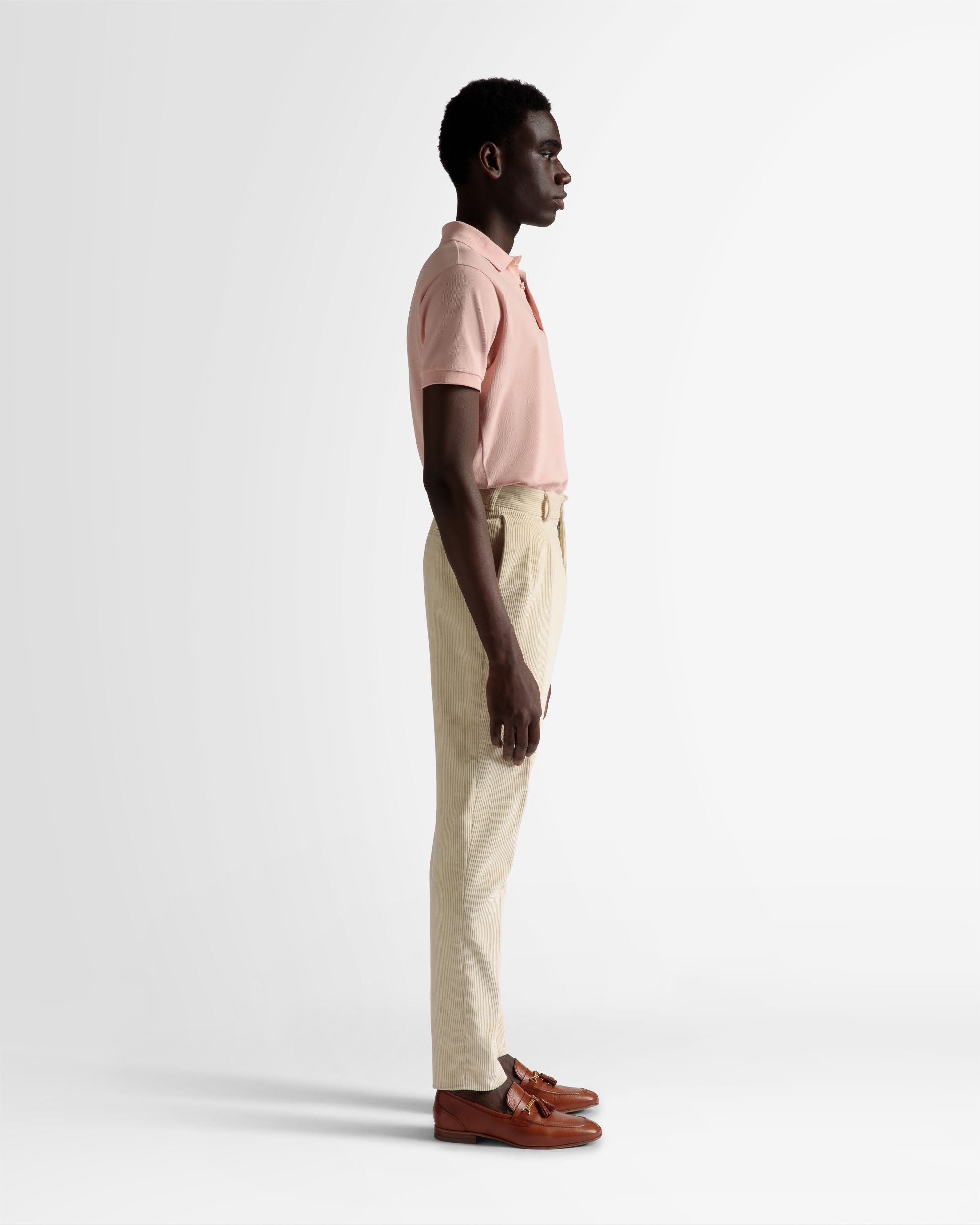 テーラード ストレートパンツ ボーンホワイト ウール - 男性 - Bally - 05