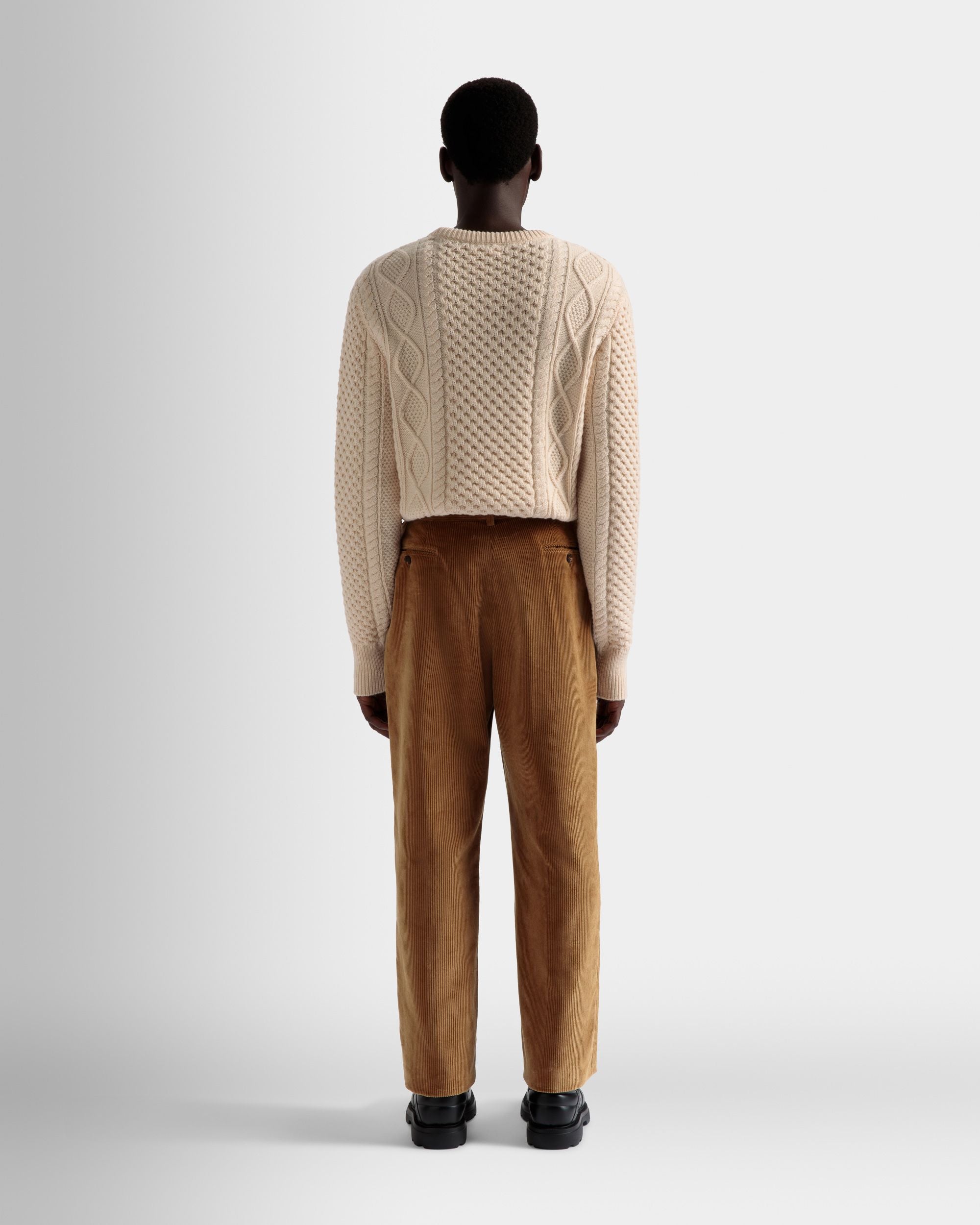 コーデュロイ テーラード パンツ キャメル コットン - 男性 - Bally - 06