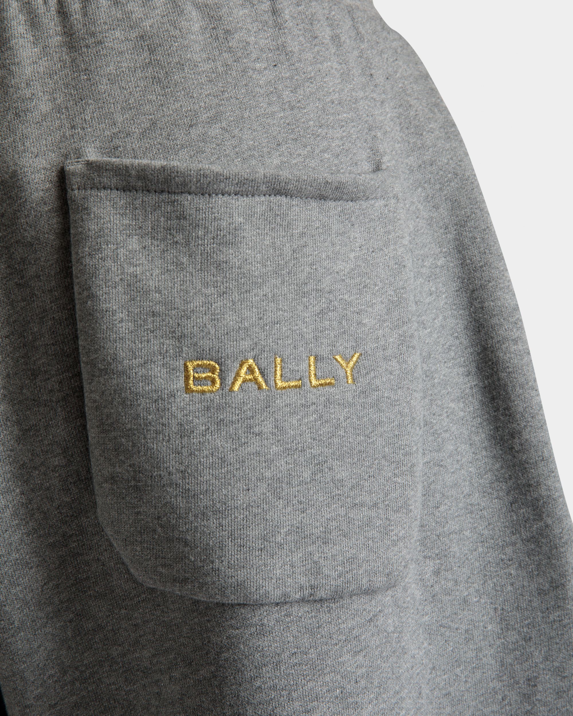 ドローストリング スウェットパンツ グレーメランジ コットン - 男性 - Bally - 04