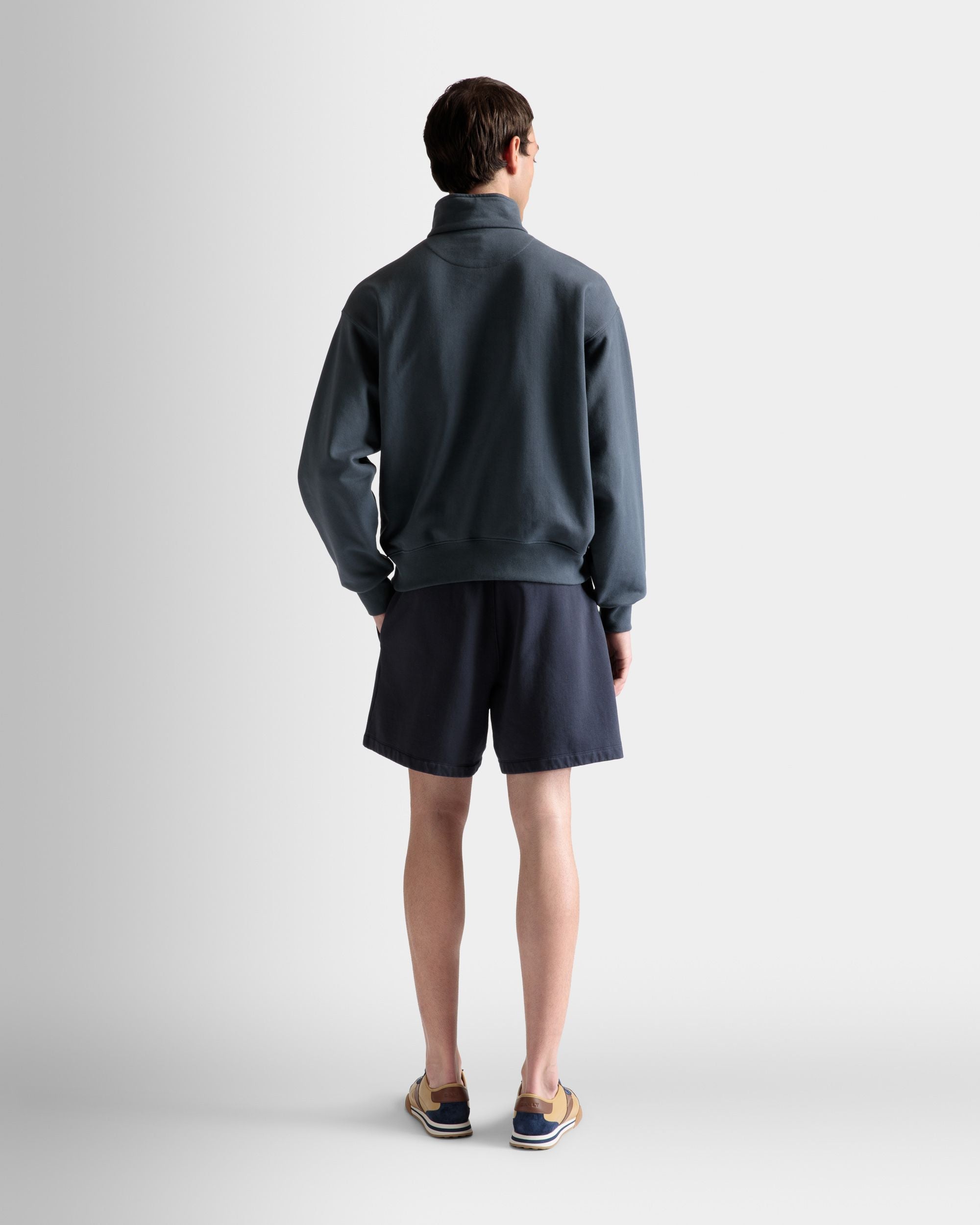スウェット ショートパンツ ミッドナイト コットン - 男性 - Bally - 05