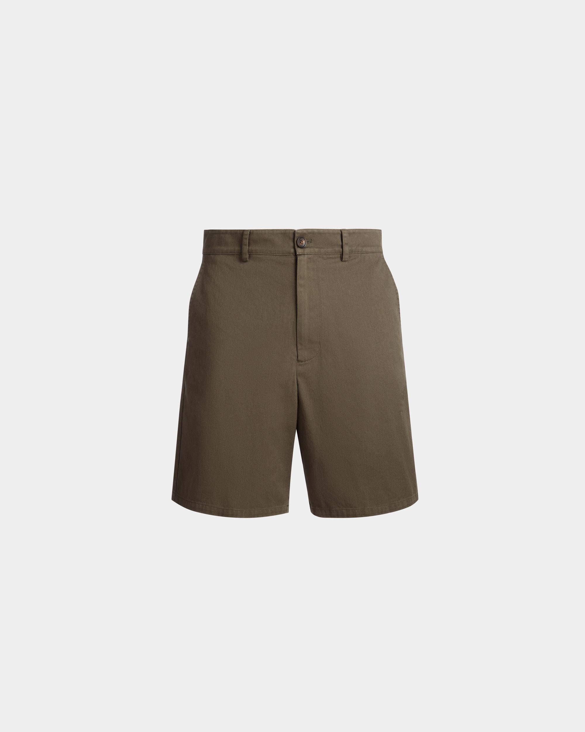 Adrien Brodyトラベルコレクション ショートパンツ Military Green コットン - 男性 - Bally - 01