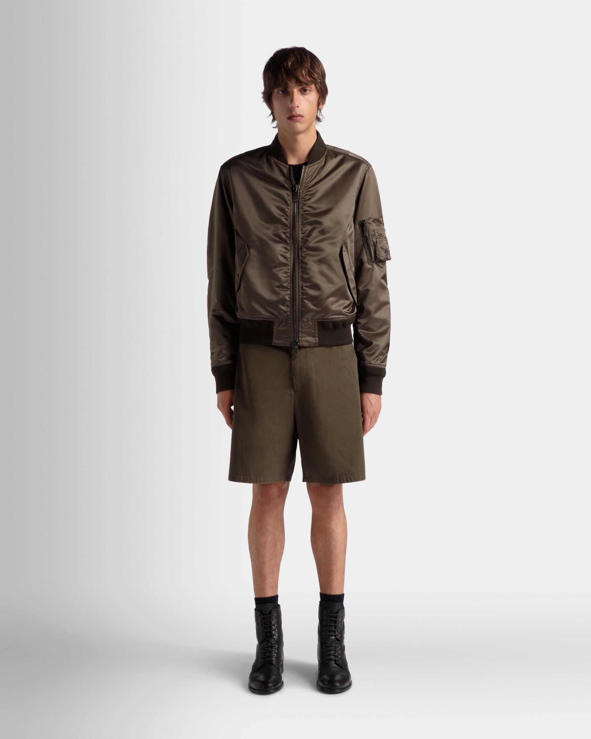 Adrien Brodyトラベルコレクション ショートパンツ Military Green コットン - 男性 - Bally - 02