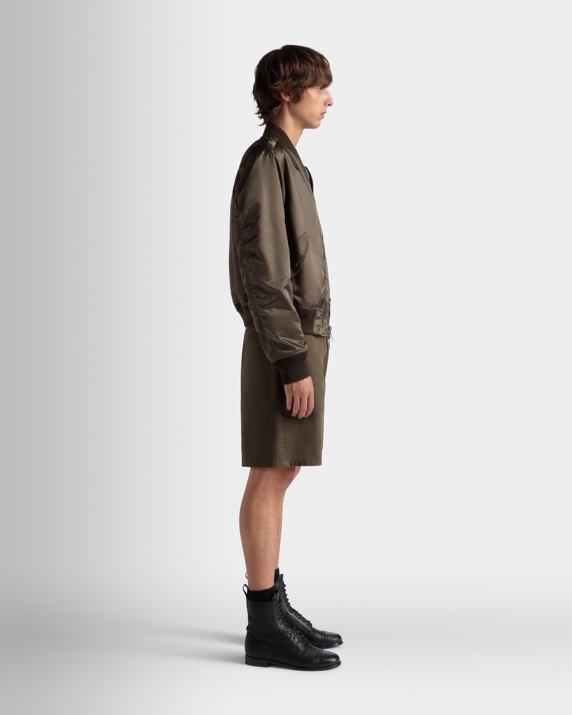 Adrien Brodyトラベルコレクション ショートパンツ Military Green コットン - 男性 - Bally - 07