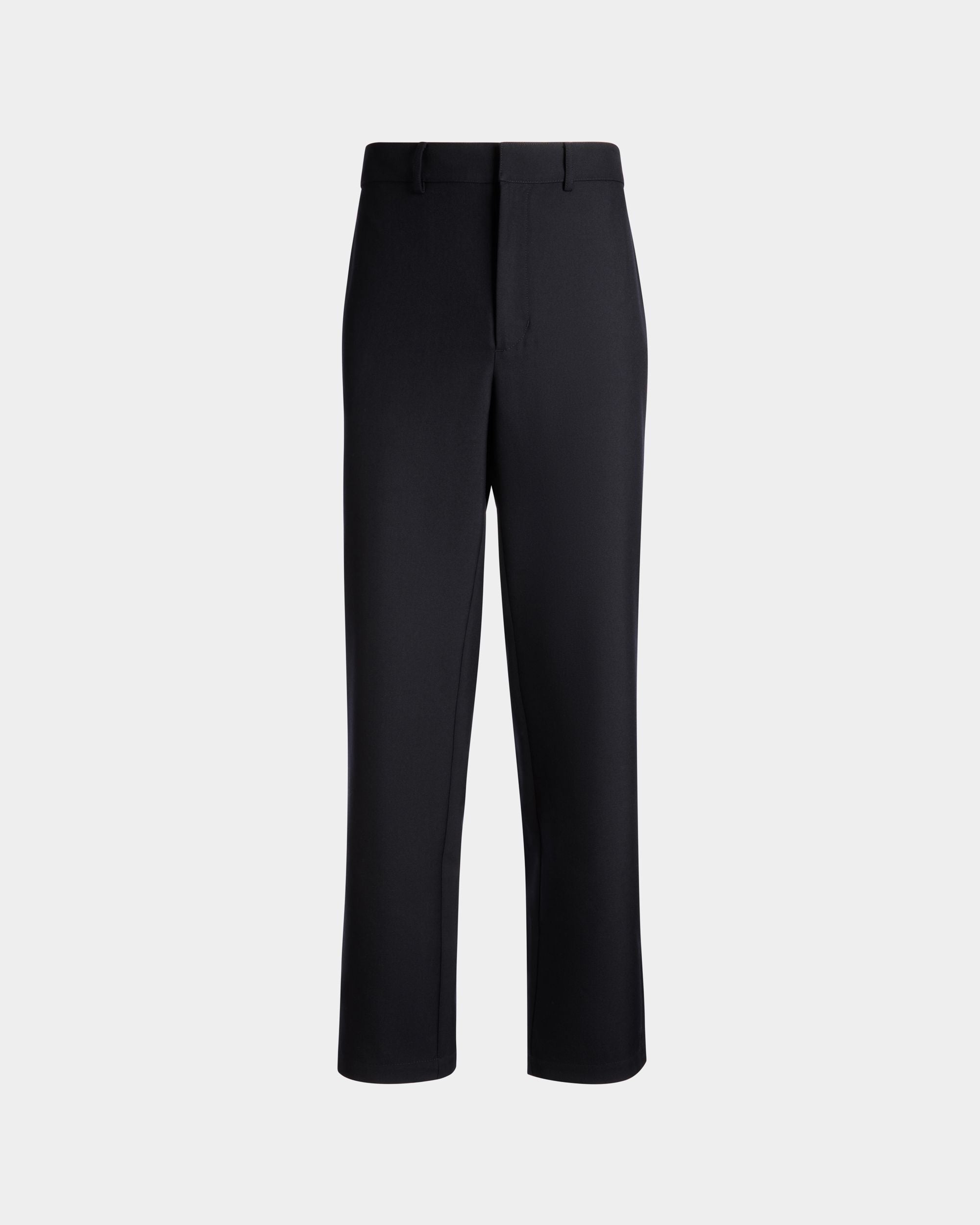 Adrien Brodyトラベルコレクション チノパンツ Navy Blue ウールブレンド - 男性 - Bally - 01