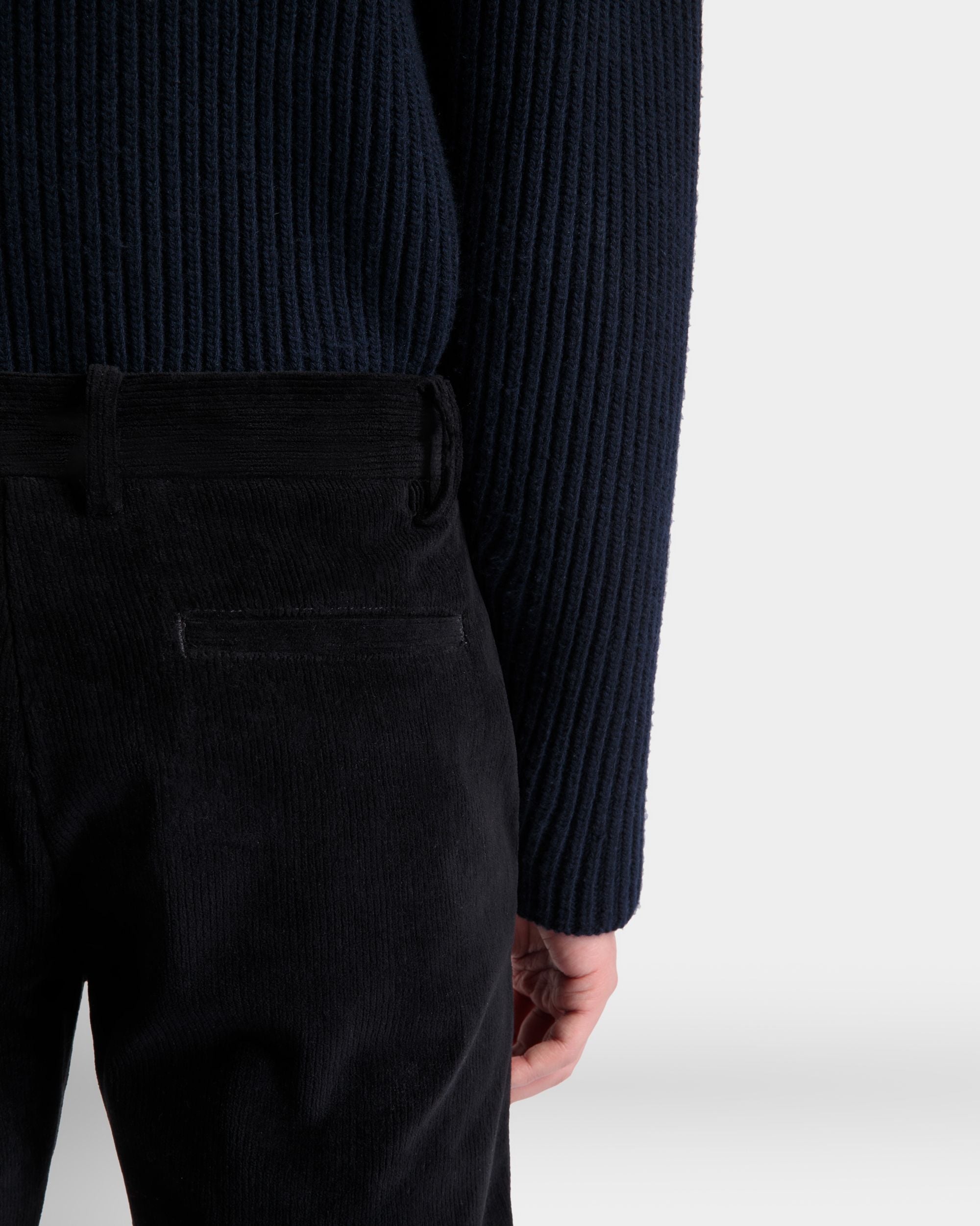 フレアパンツ ブラック コットンコーデュロイ - 男性 - Bally - 08