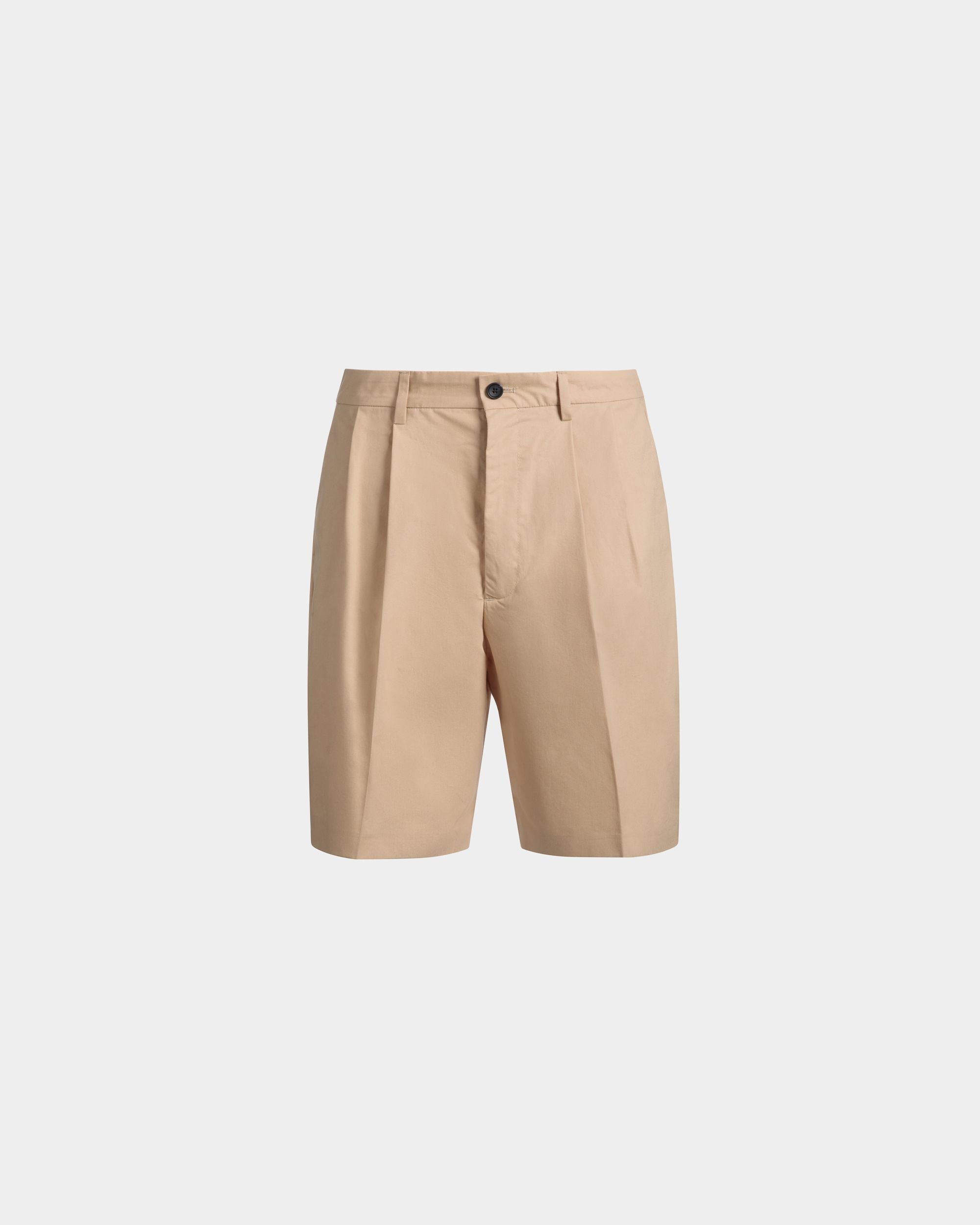 タック ショートパンツ クリームホワイト コットンブレンド - 男性 - Bally - 01
