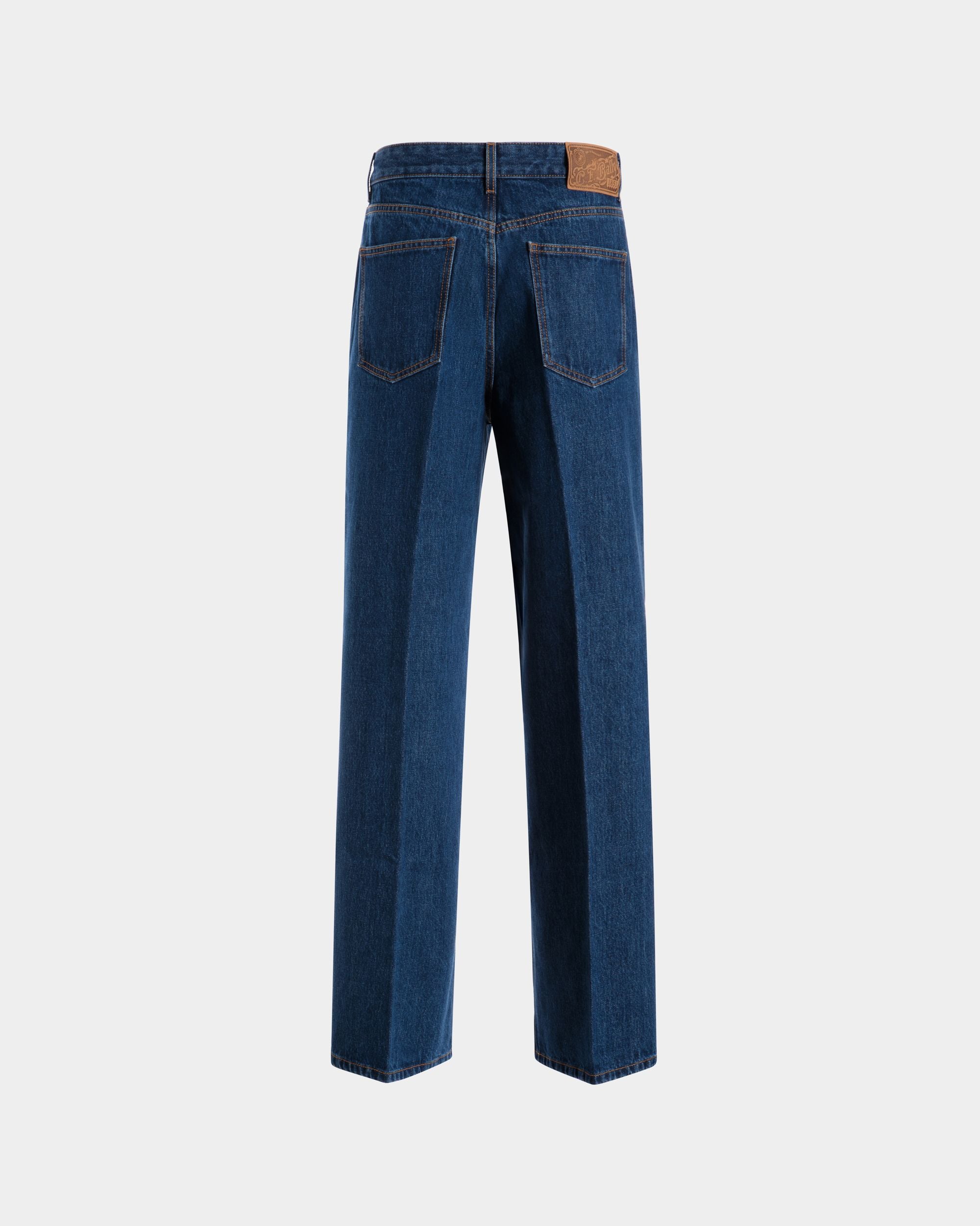 Trousers Denim In Blue Cotton - 男性 - Bally - 03
