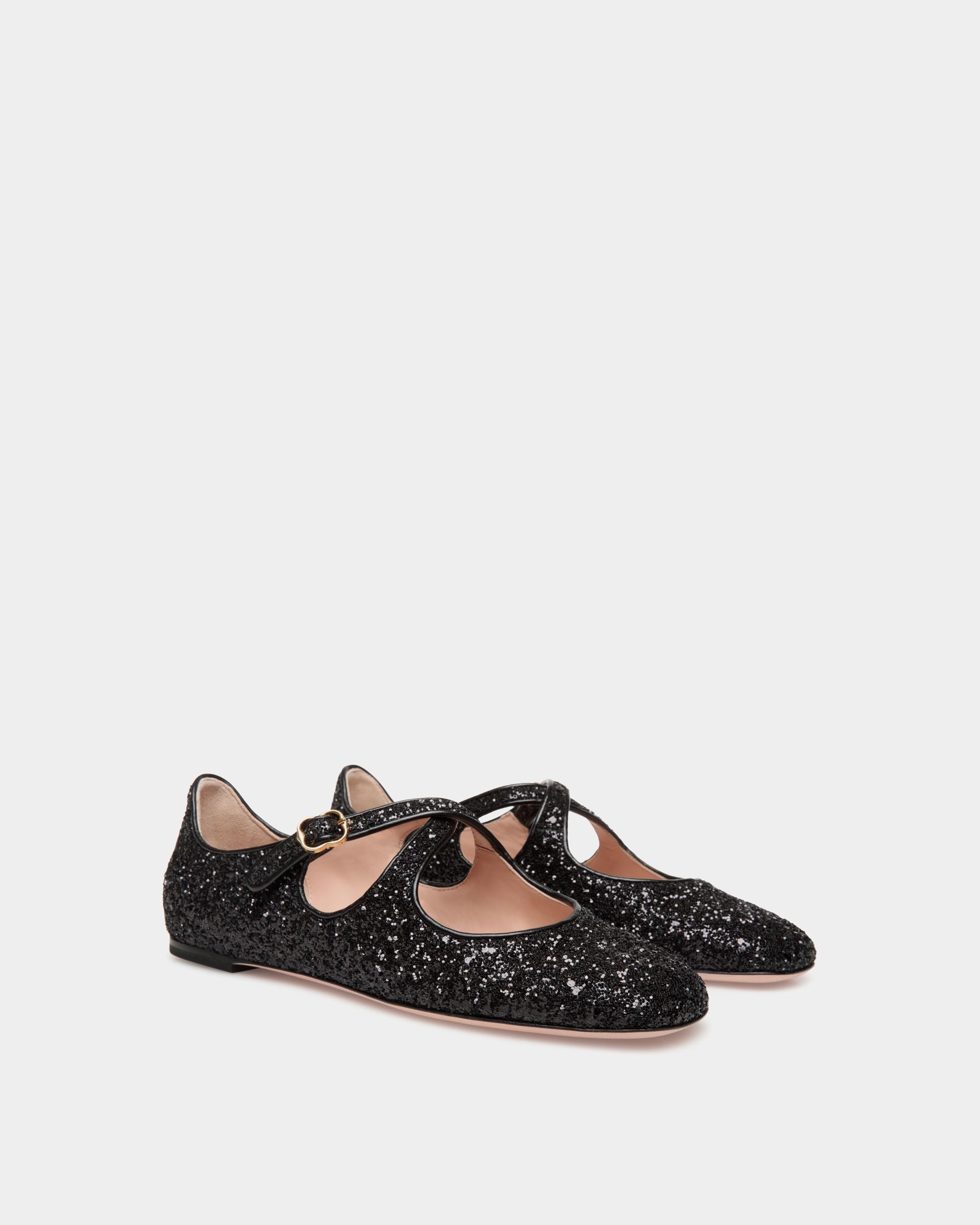 Ballyrina フラットシューズ ブラック グリッター - 女性 - Bally - 02