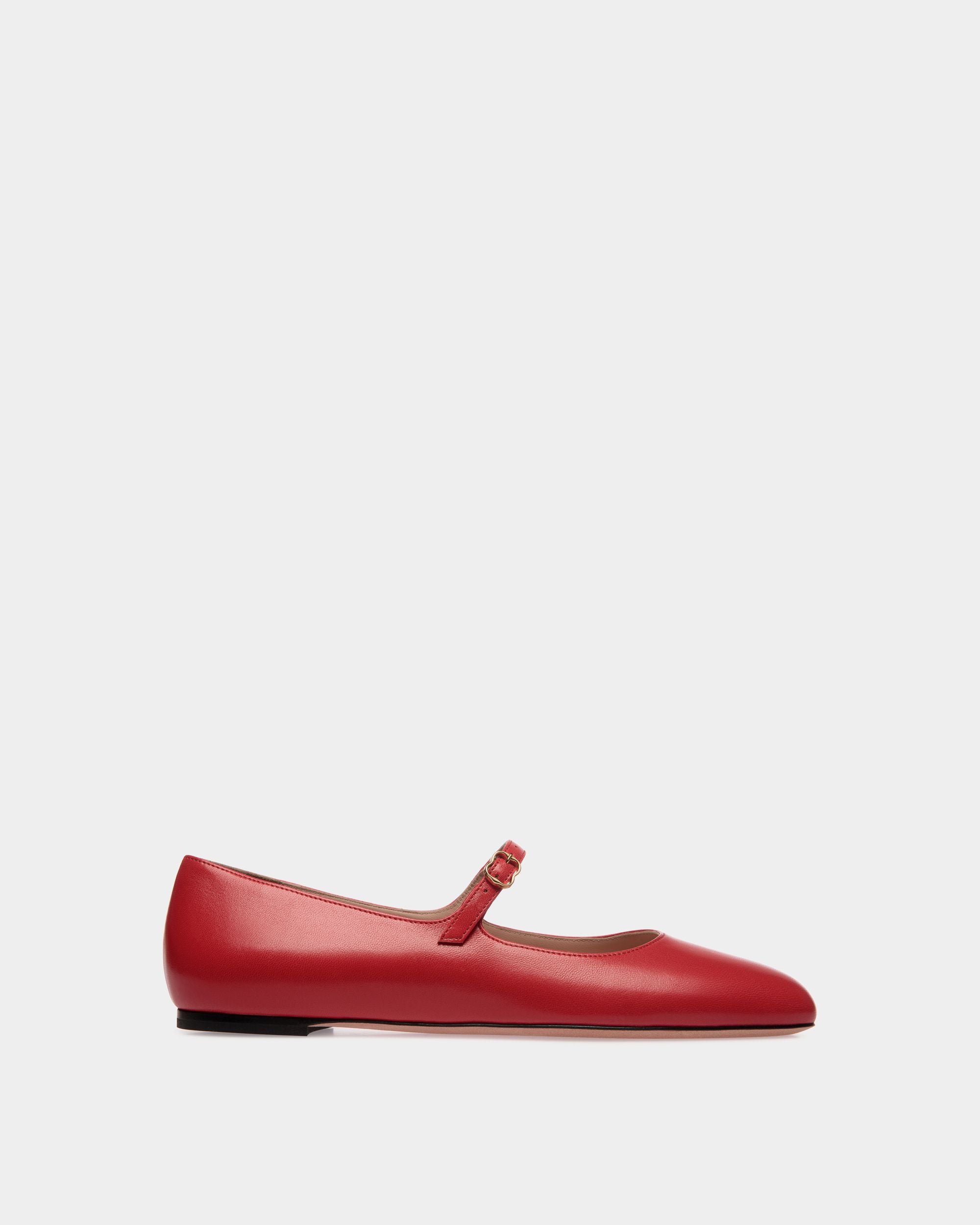 Ballyrina フラットシューズ Candy Red レザー - 女性 - Bally - 01