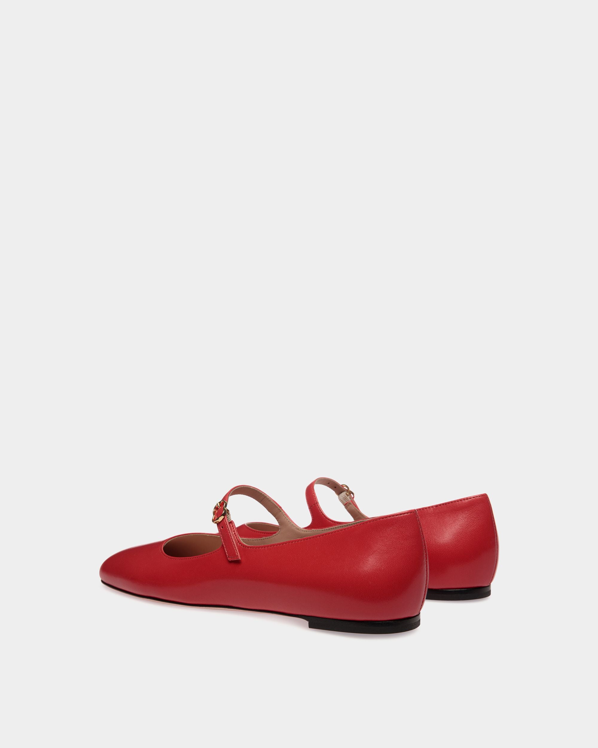 Ballyrina フラットシューズ Candy Red レザー - 女性 - Bally - 03