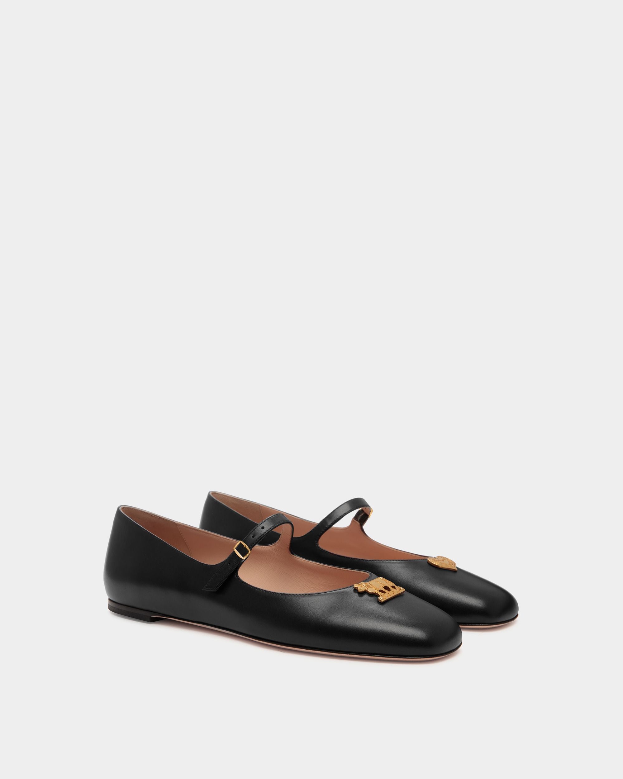 Ballyrina メリージェーン フラットシューズ ブラック レザー - 女性 - Bally - 03