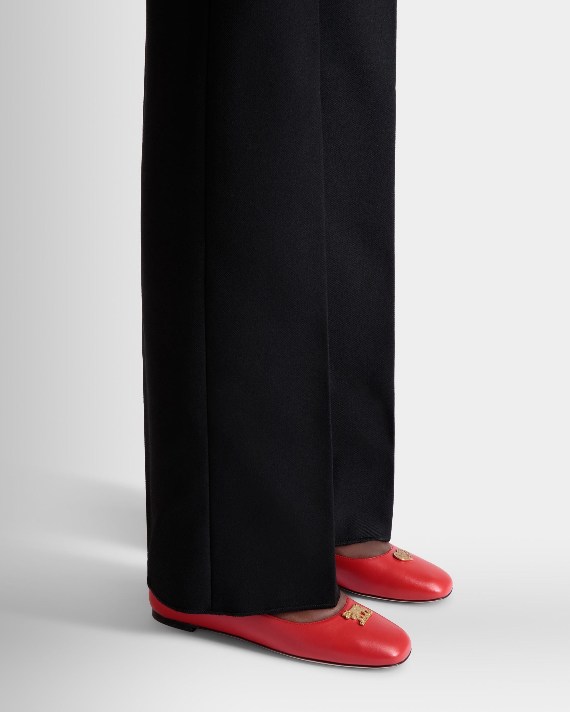 Ballyrina フラットシューズ レッド レザー - 女性 - Bally - 02