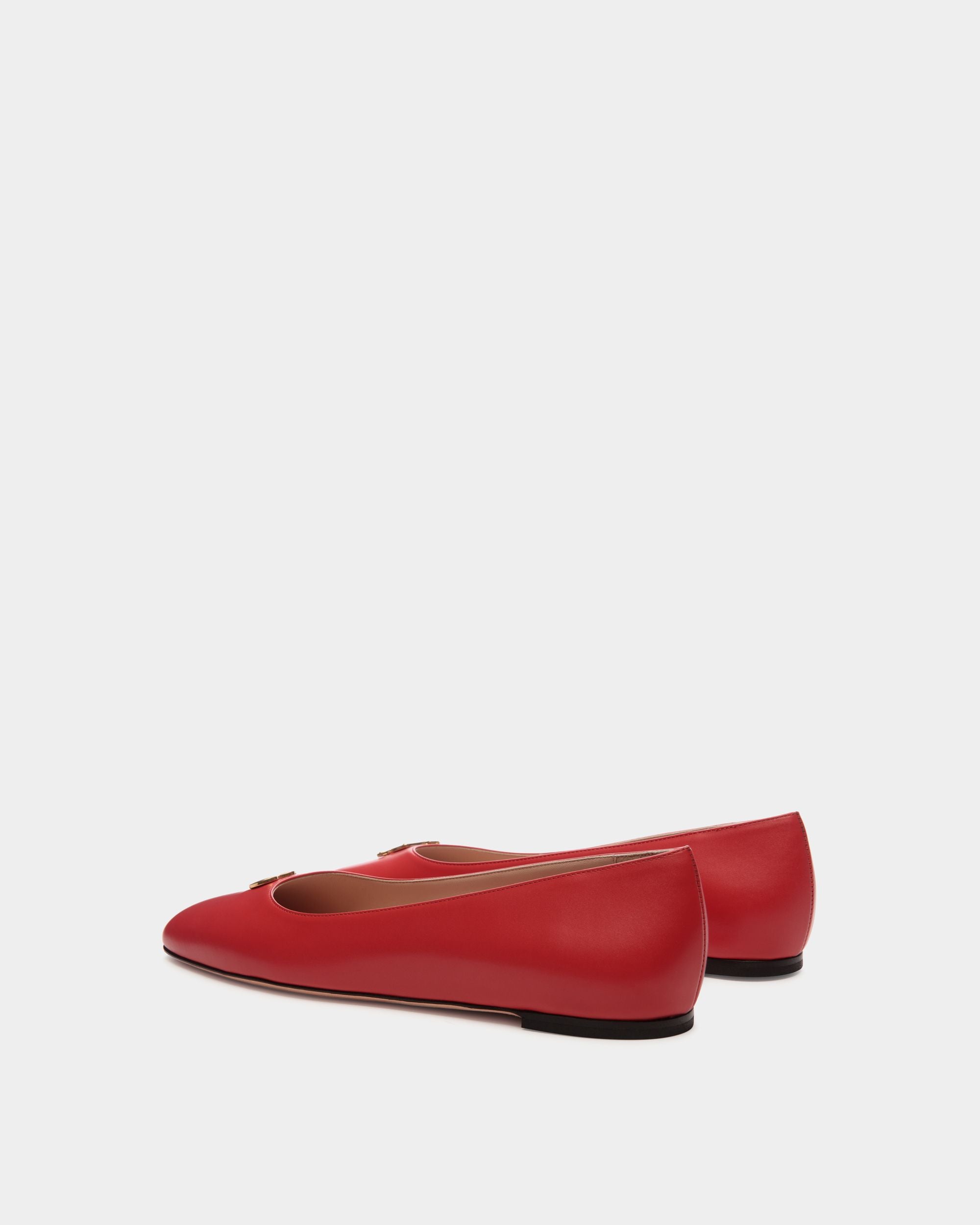 Ballyrina フラットシューズ レッド レザー - 女性 - Bally - 04