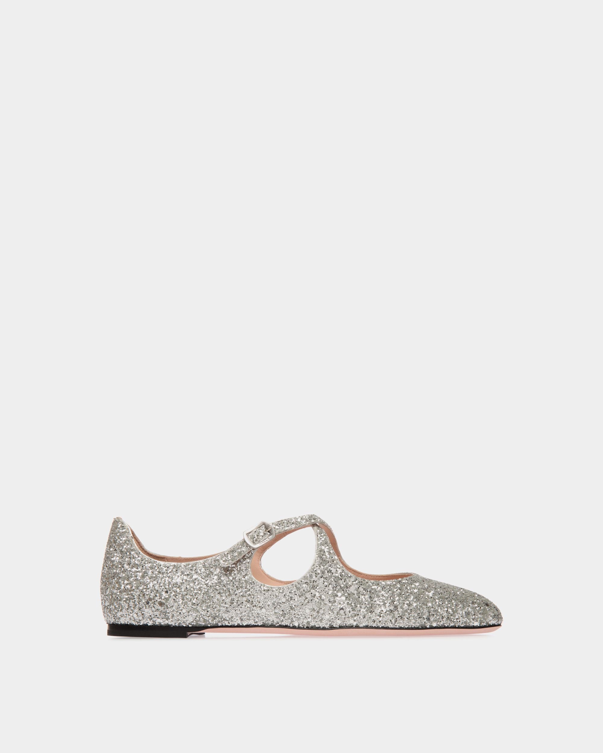 Ballyrina フラットシューズ シルバー グリッター - 女性 - Bally - 01