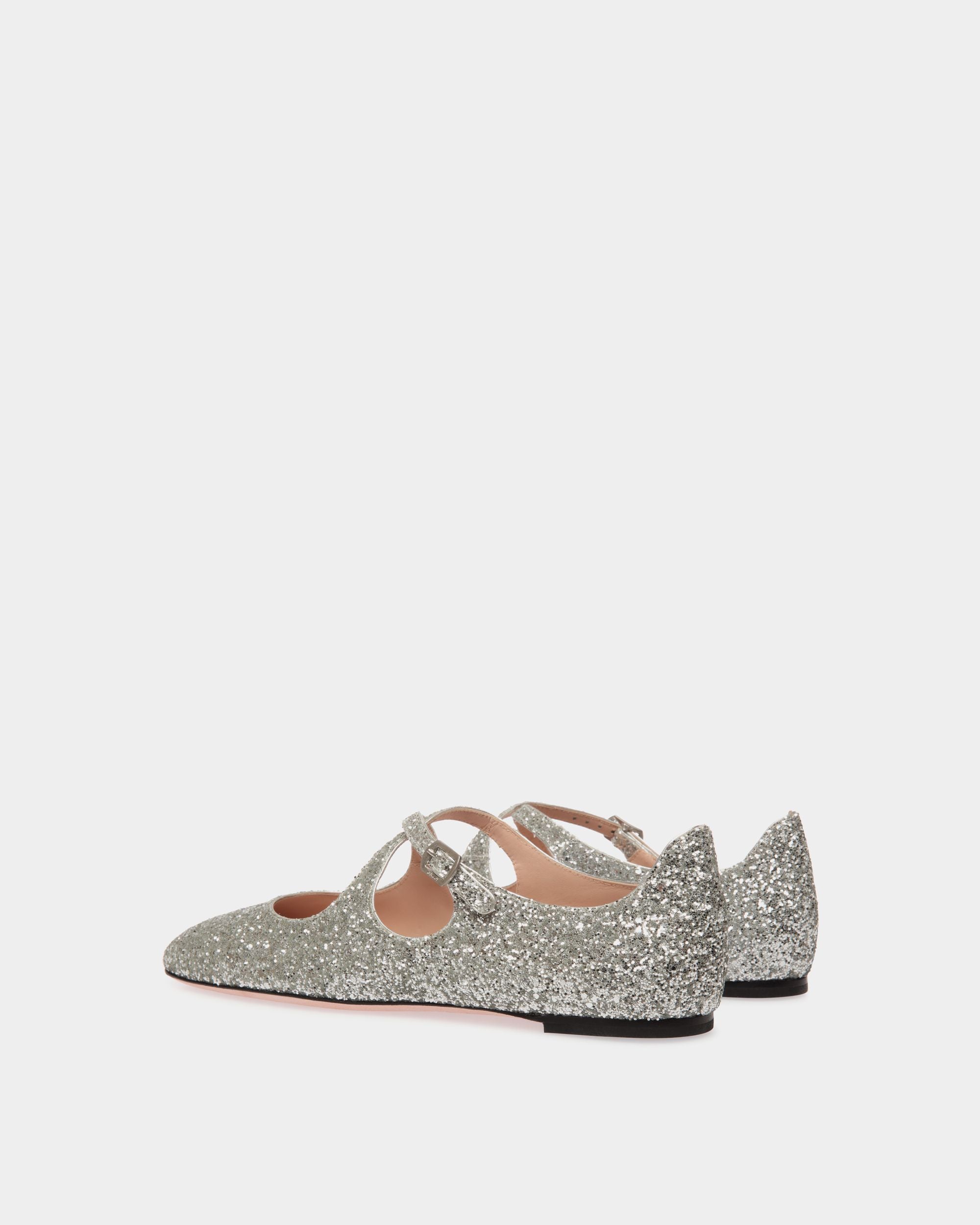 Ballyrina フラットシューズ シルバー グリッター - 女性 - Bally - 04
