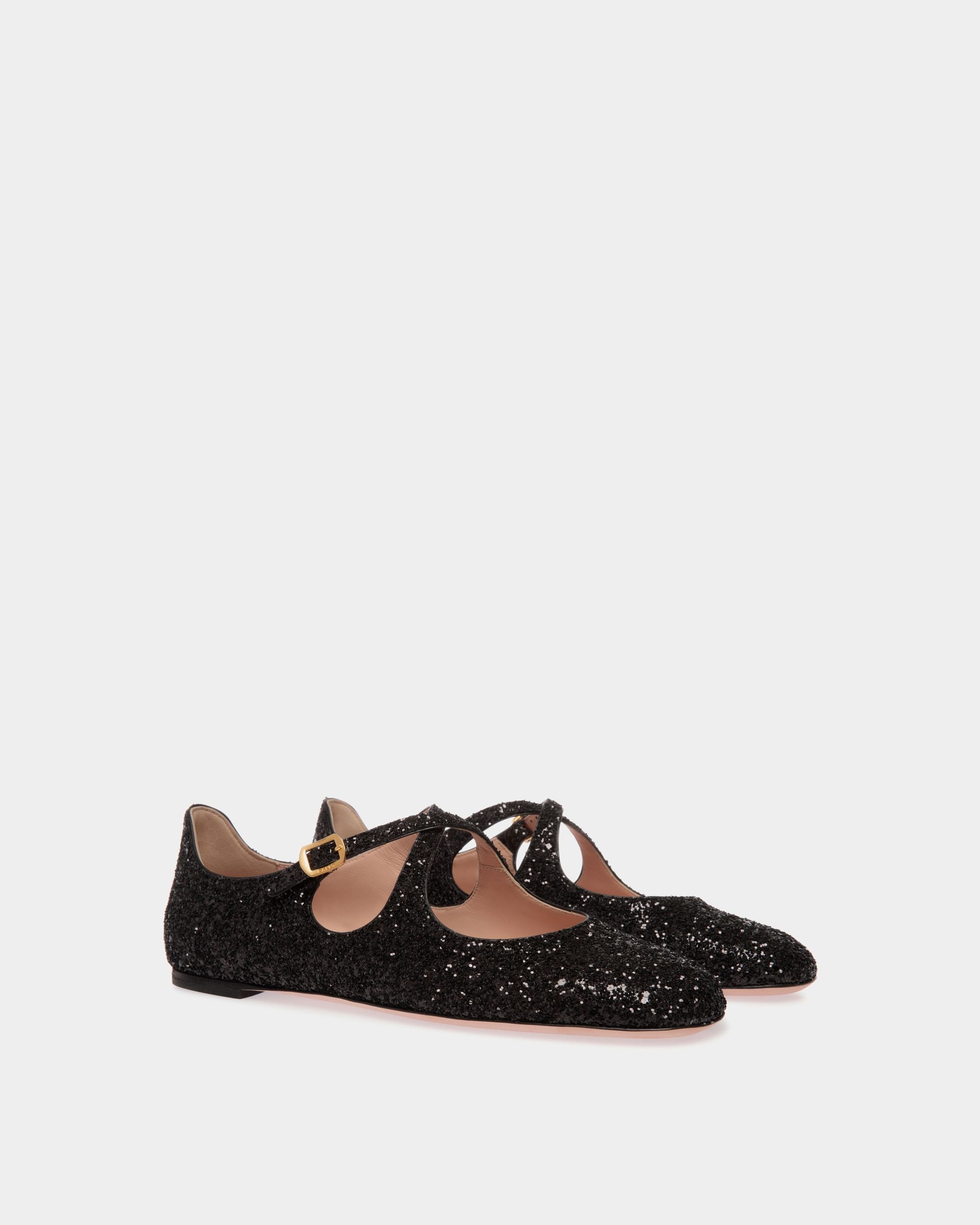 Ballyrina フラットシューズ ブラック グリッター - 女性 - Bally - 02