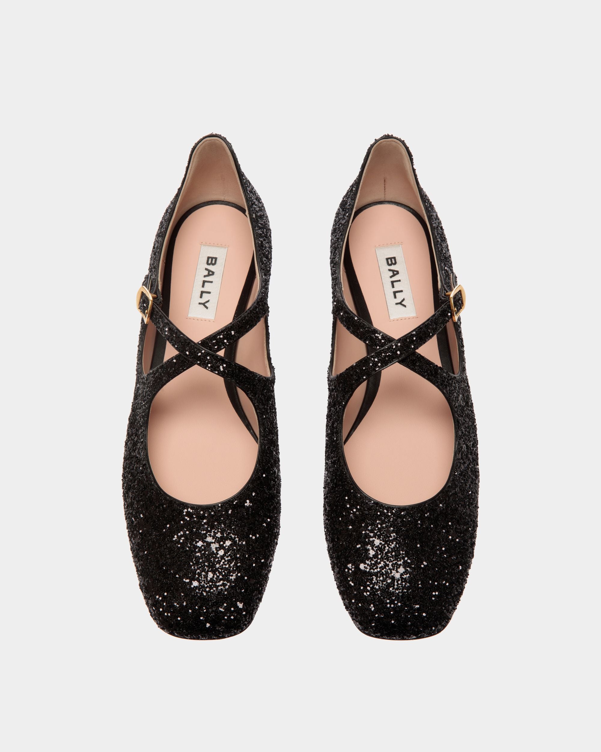Ballyrina フラットシューズ ブラック グリッター - 女性 - Bally - 04