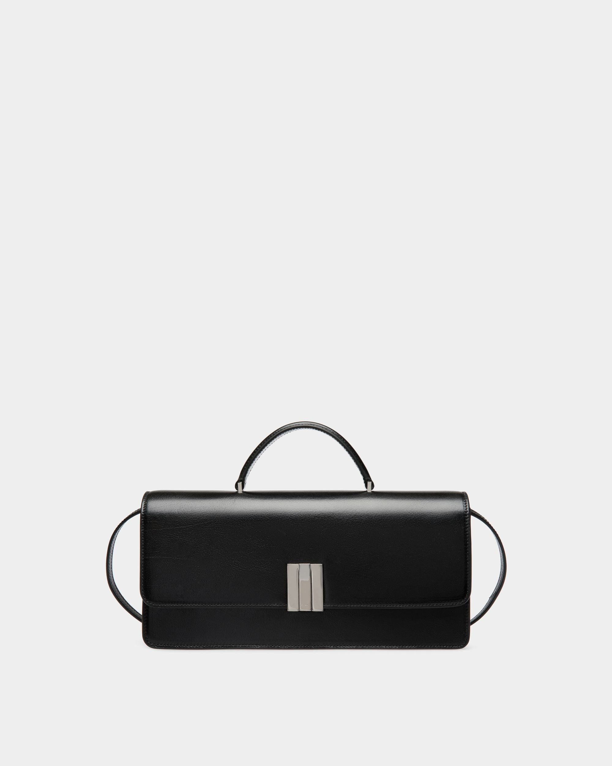 Ollam Top Handle In Black Buffalo - 女性 - Bally - 01