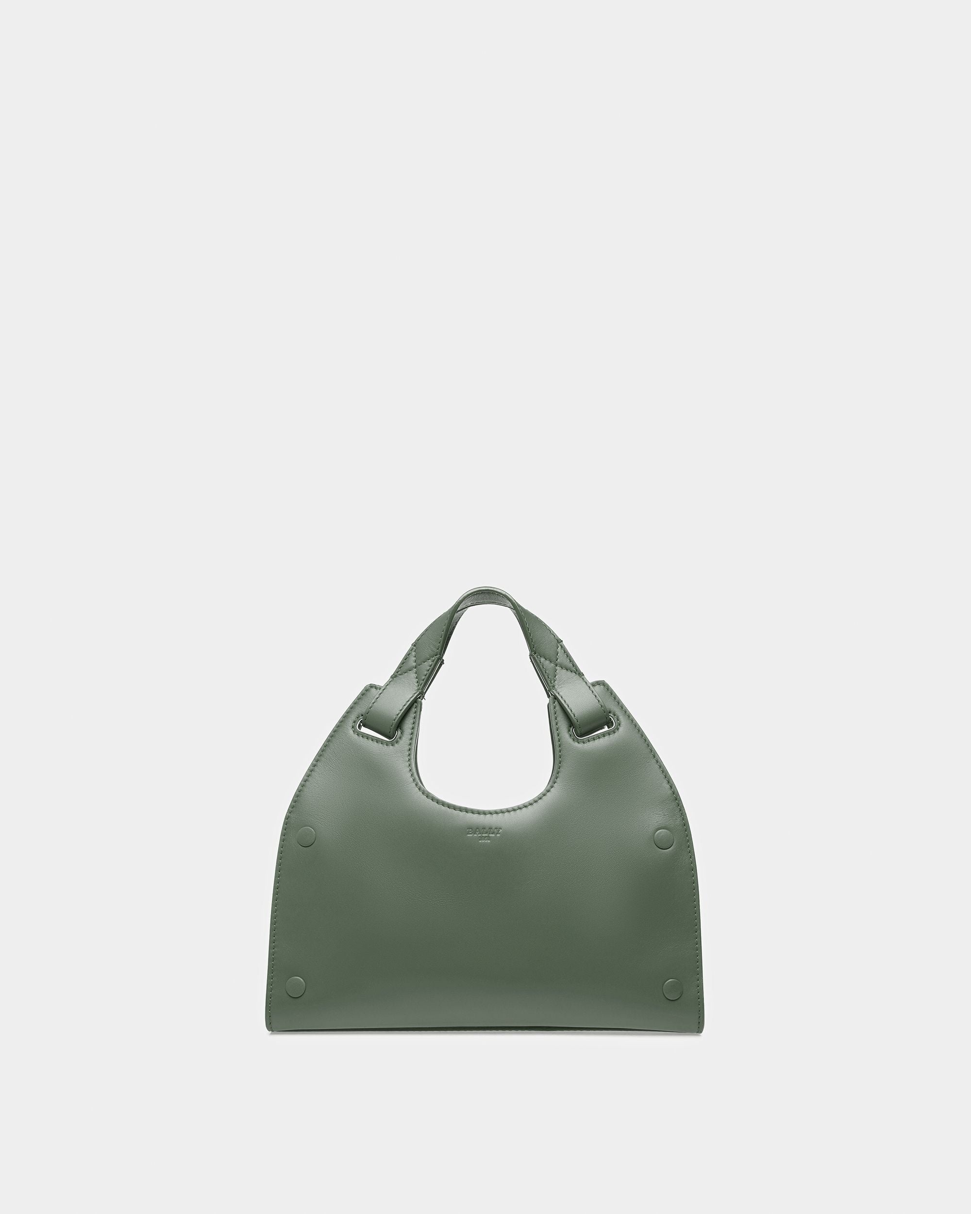 Ahres Small セージ レザー ショルダーバッグ - 女性 - Bally - 01