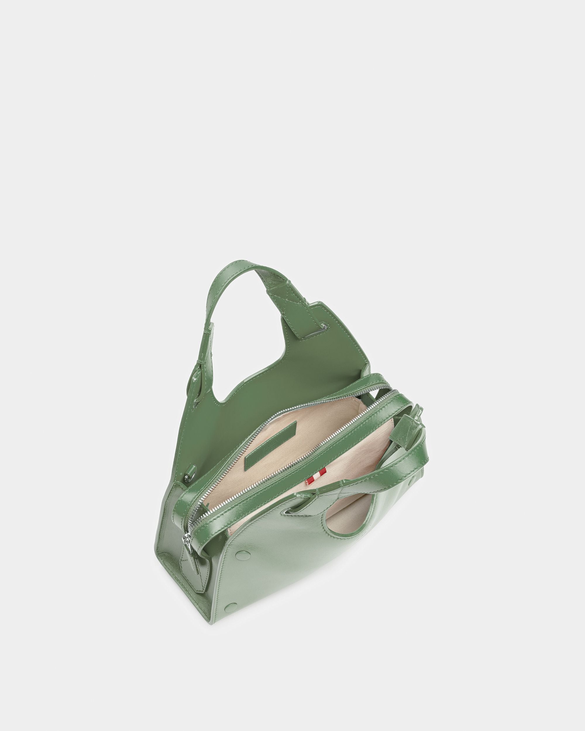 Ahres Small セージ レザー ショルダーバッグ - 女性 - Bally - 02