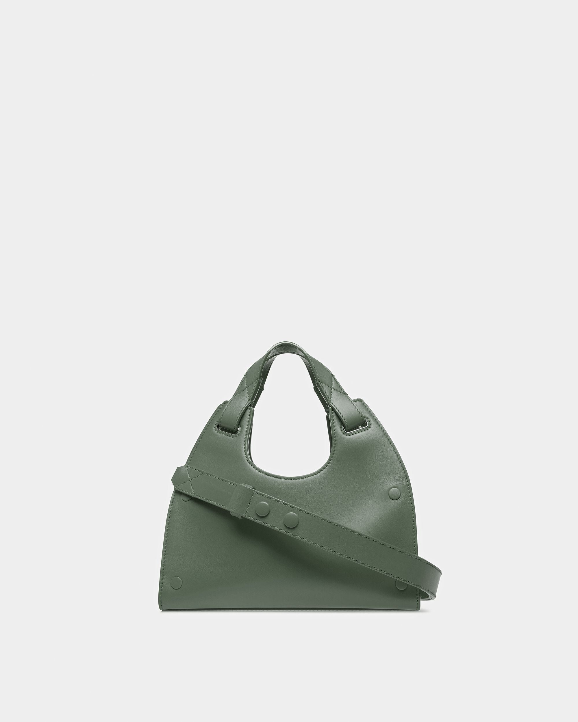Ahres Small セージ レザー ショルダーバッグ - 女性 - Bally - 04
