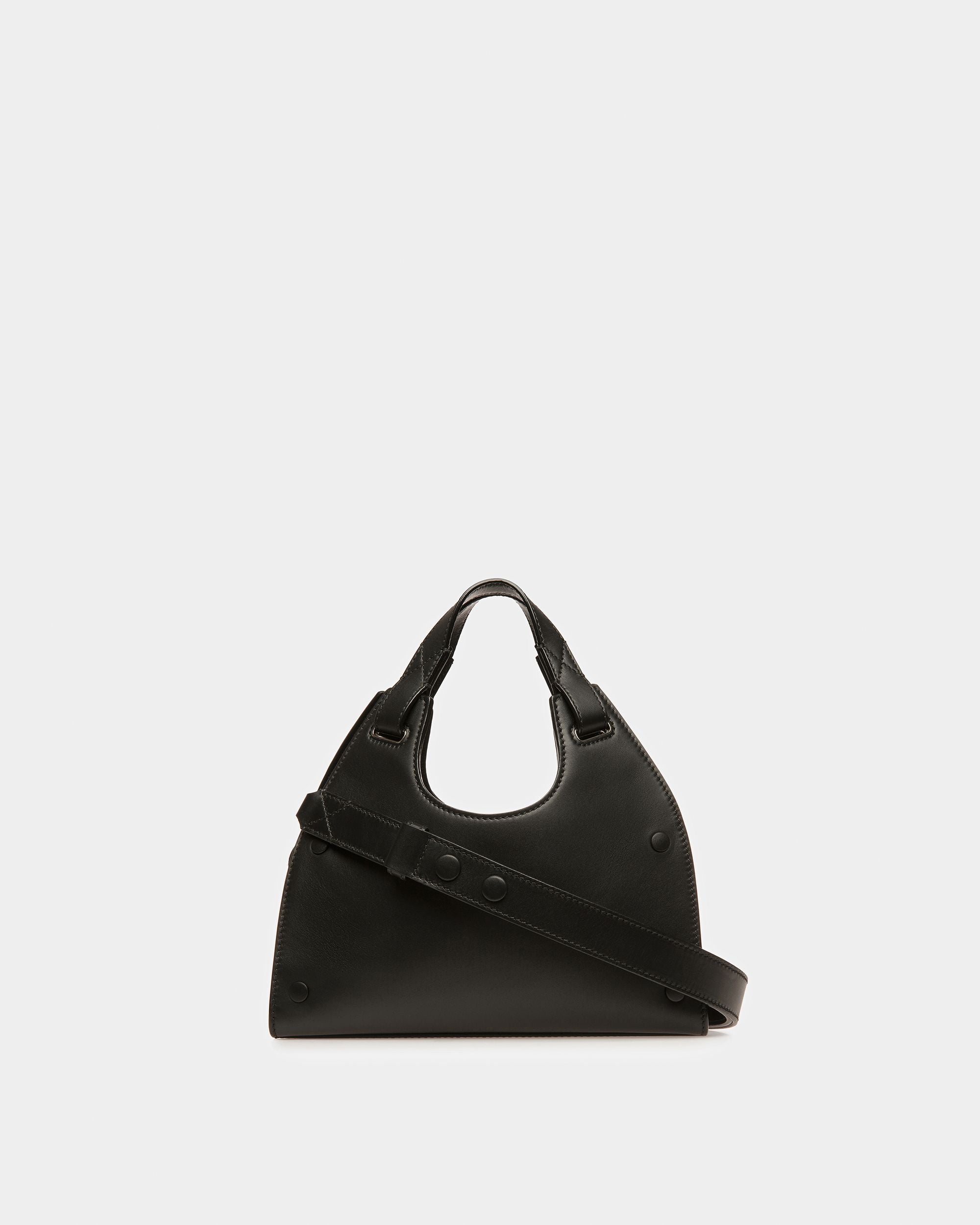 Ahres Small ブラック レザー ショルダーバッグ - 女性 - Bally - 03