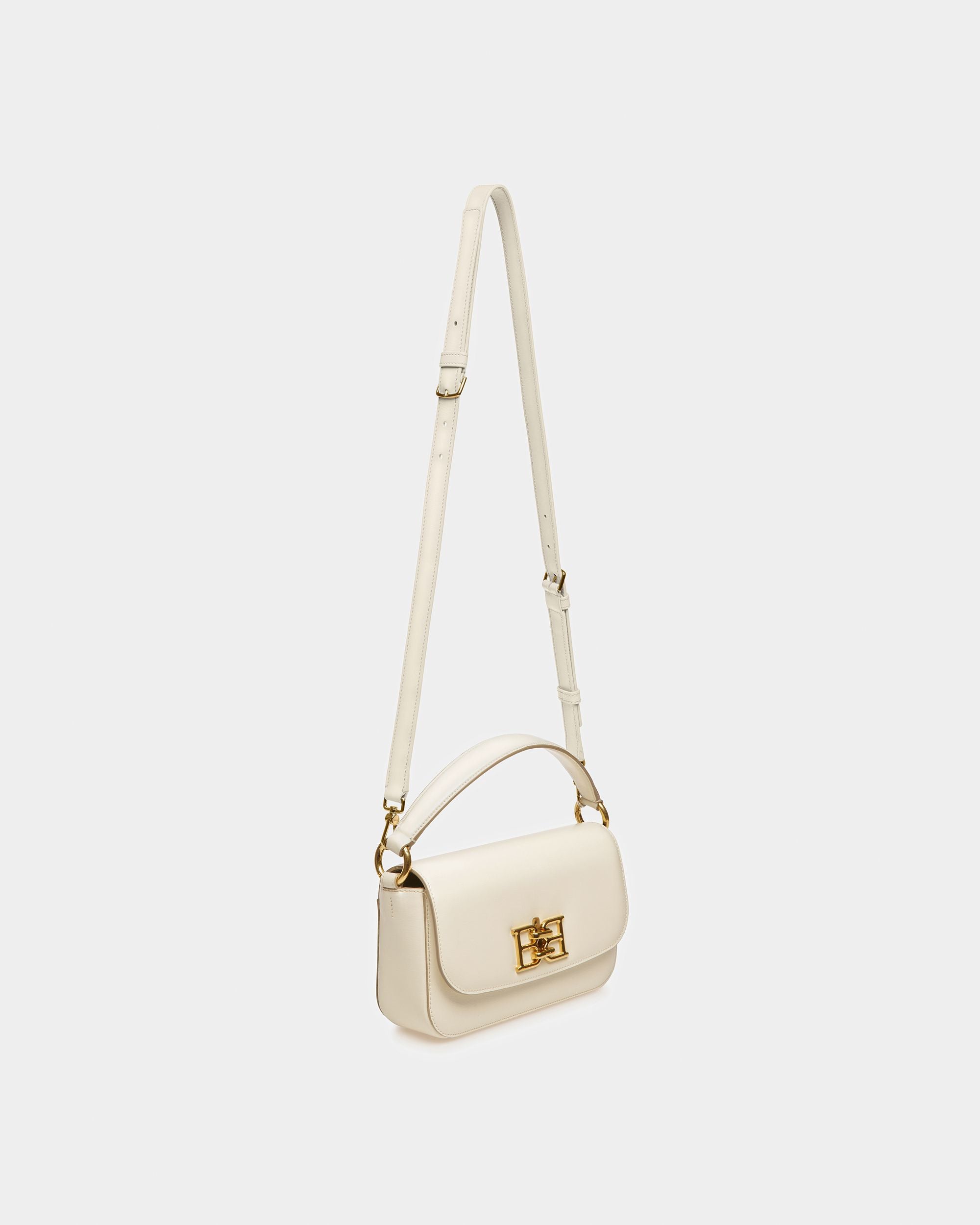 Brodye ボーンホワイト レザー クロスボディバッグ - 女性 - Bally - 07