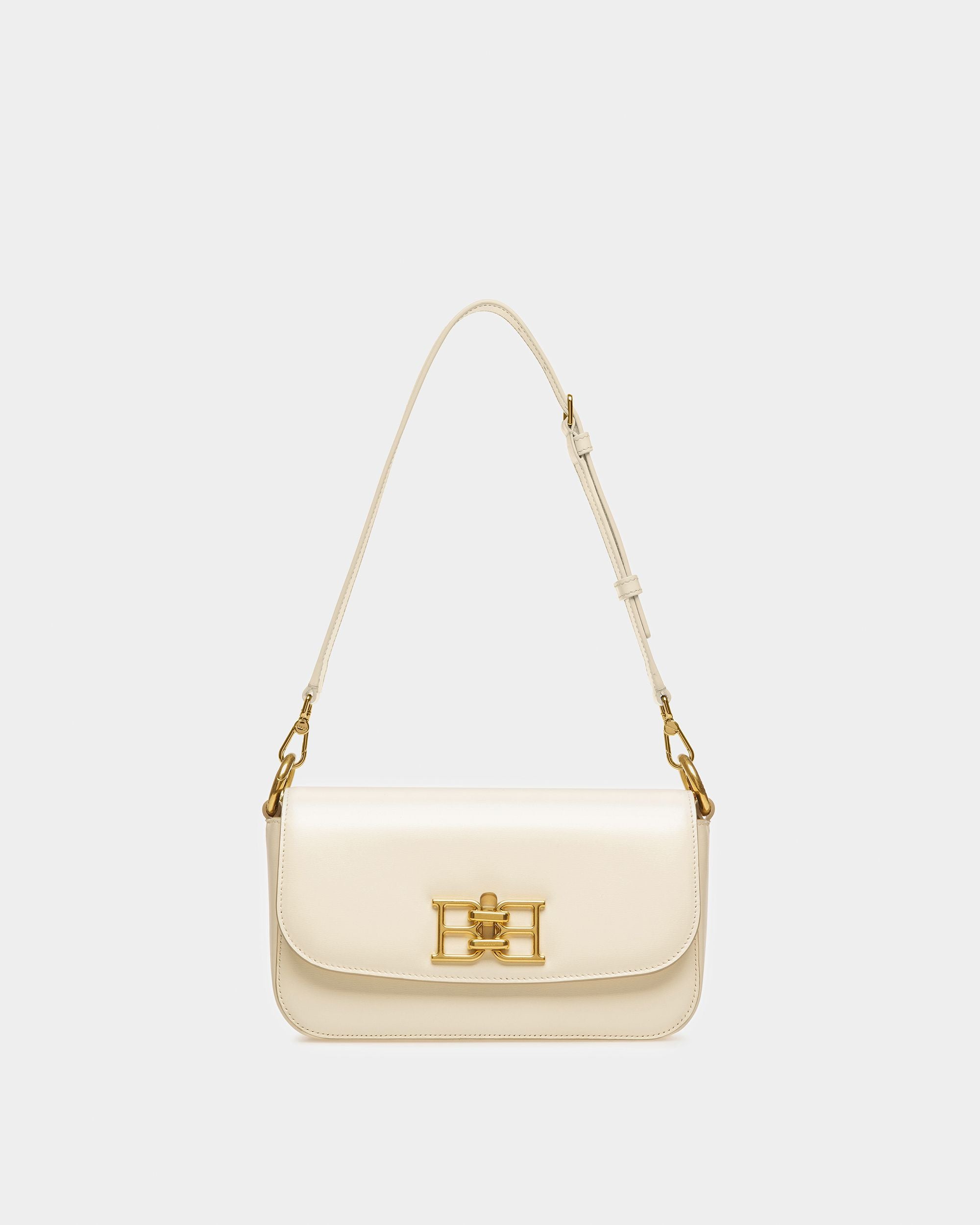 Brodye ボーンホワイト レザー クロスボディバッグ - 女性 - Bally - 09
