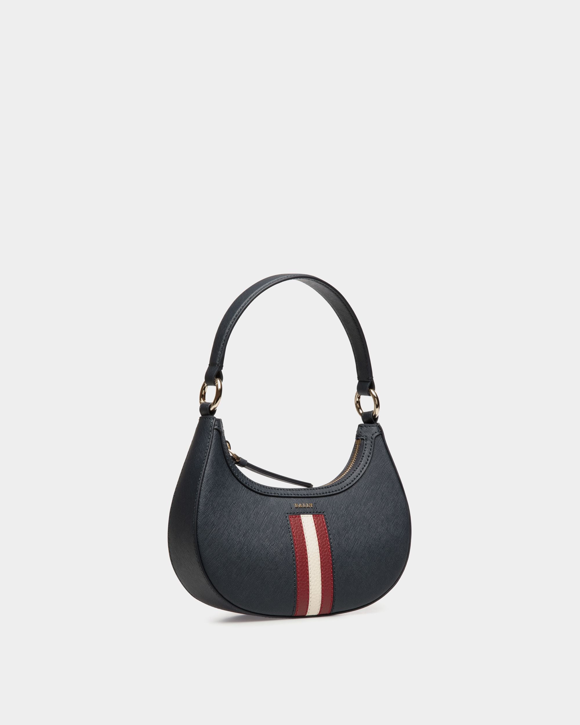 Cross Body In Blue Bovine Split - 女性 - Bally - 03