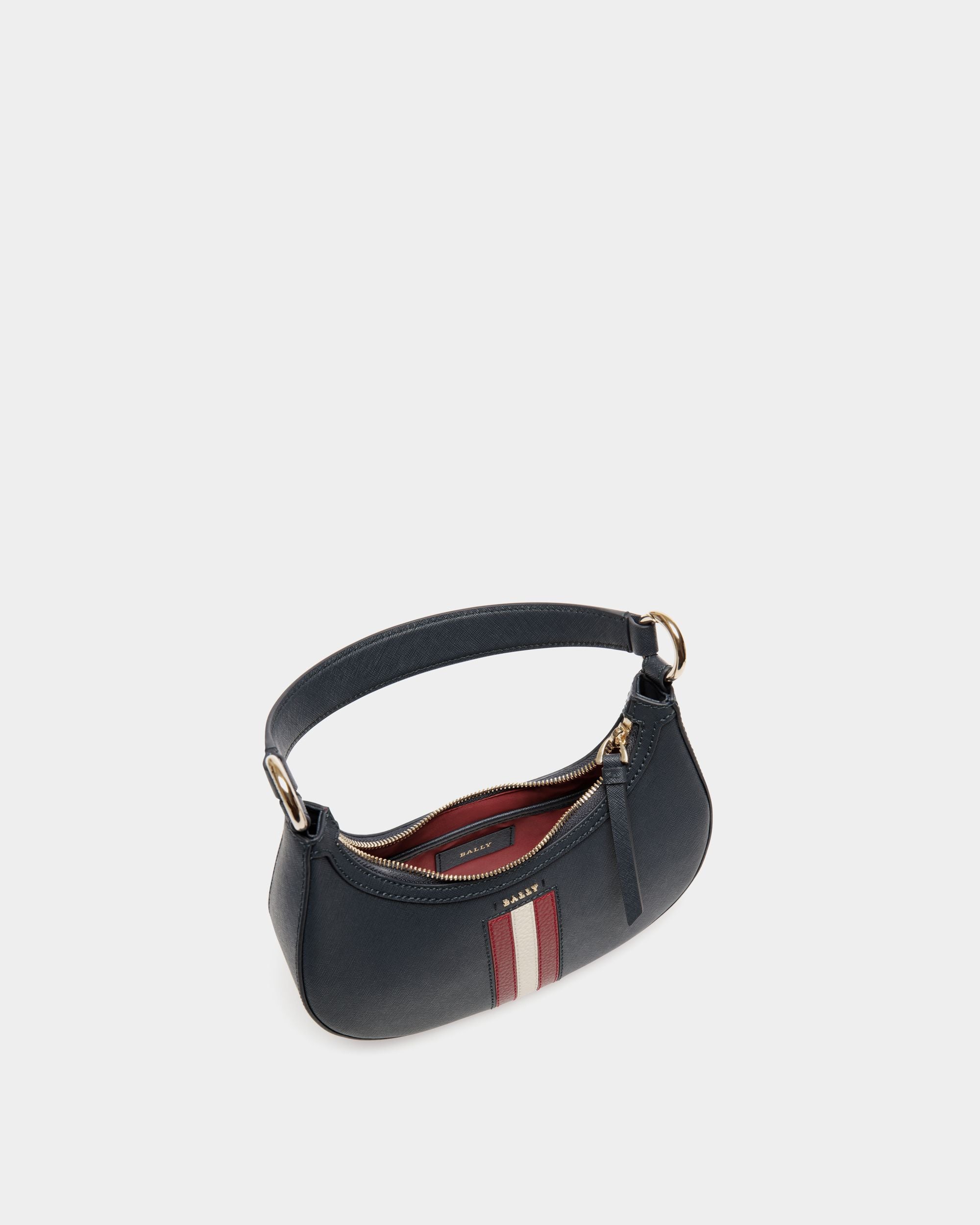 Cross Body In Blue Bovine Split - 女性 - Bally - 04