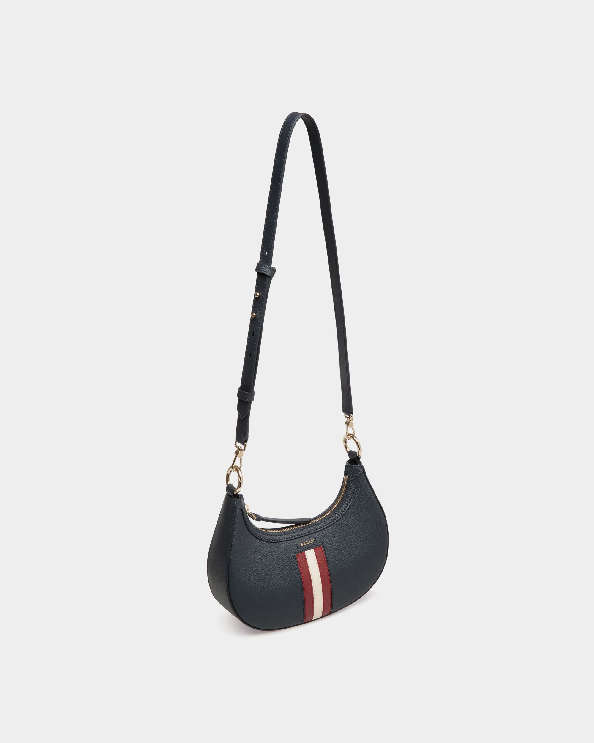 Cross Body In Blue Bovine Split - 女性 - Bally - 05