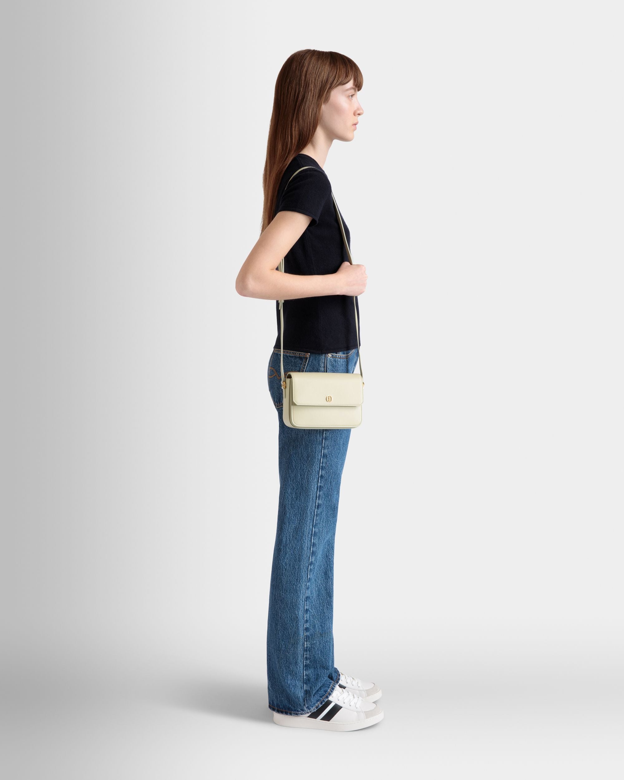 Emblem スモール クロスボディバッグ Light Green レザー - 女性 - Bally - 02