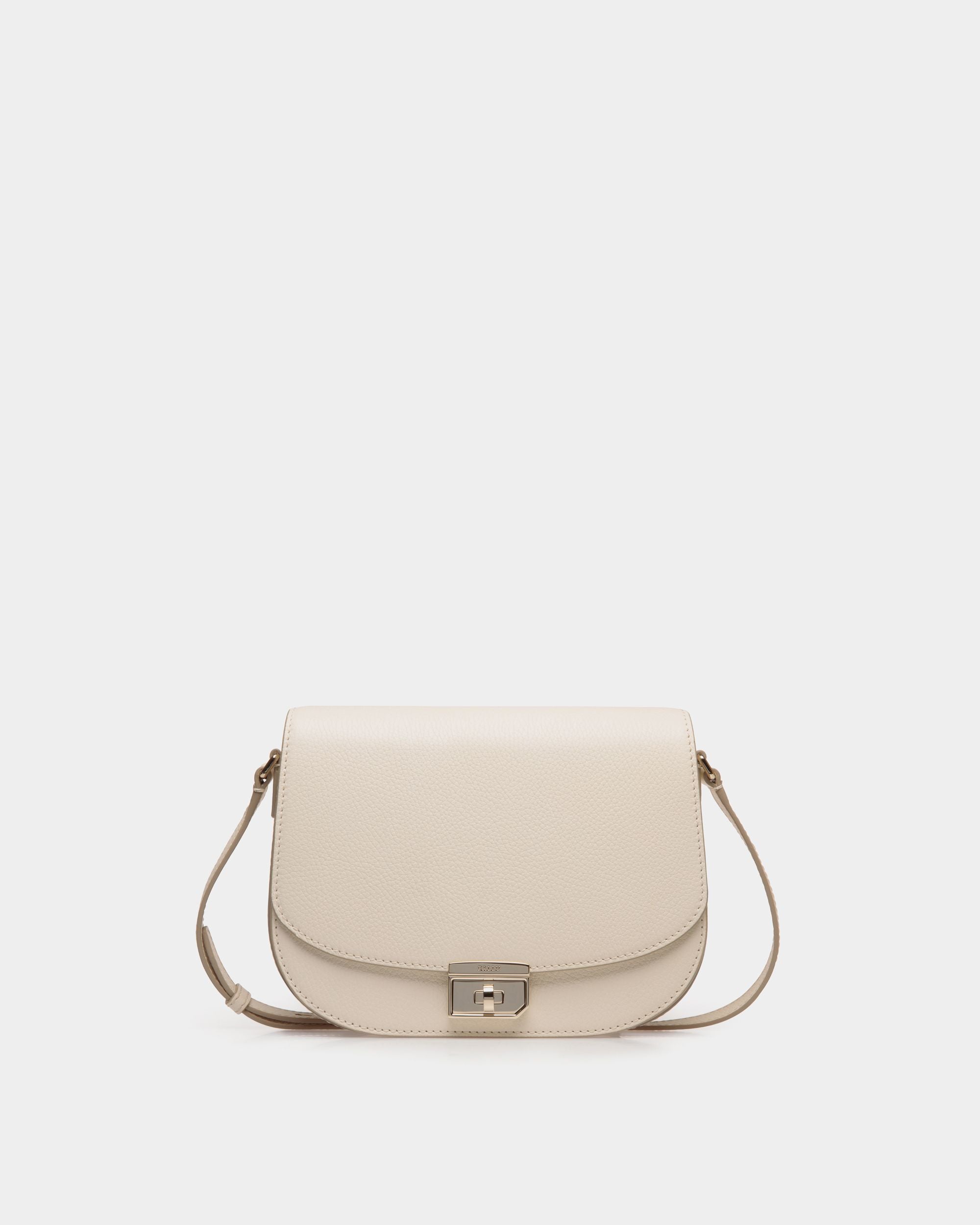 Cross Body In White  Leather - 女性 - Bally - 01