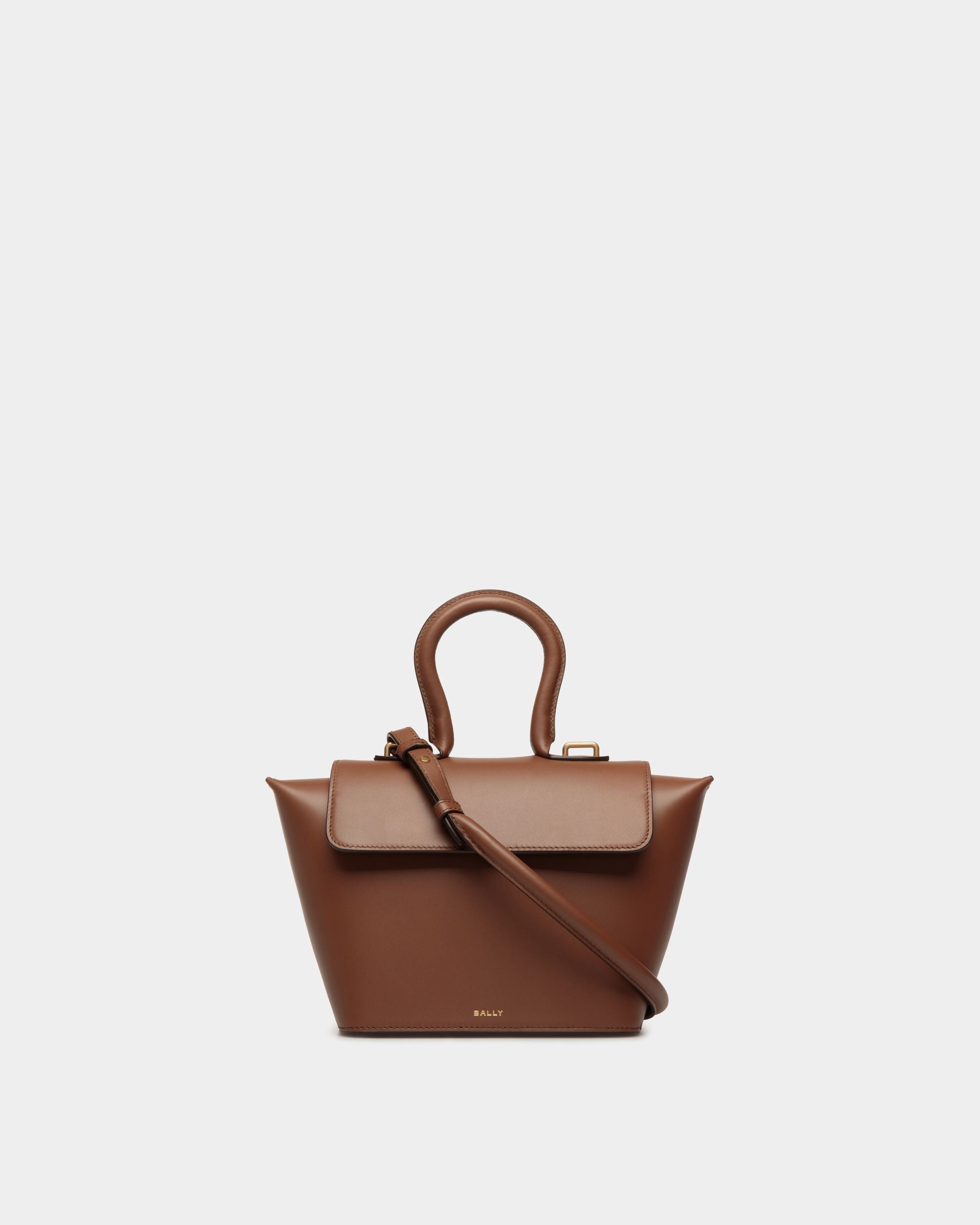 Belle トップハンドルバッグ ブラウン レザー - 女性 - Bally - 01