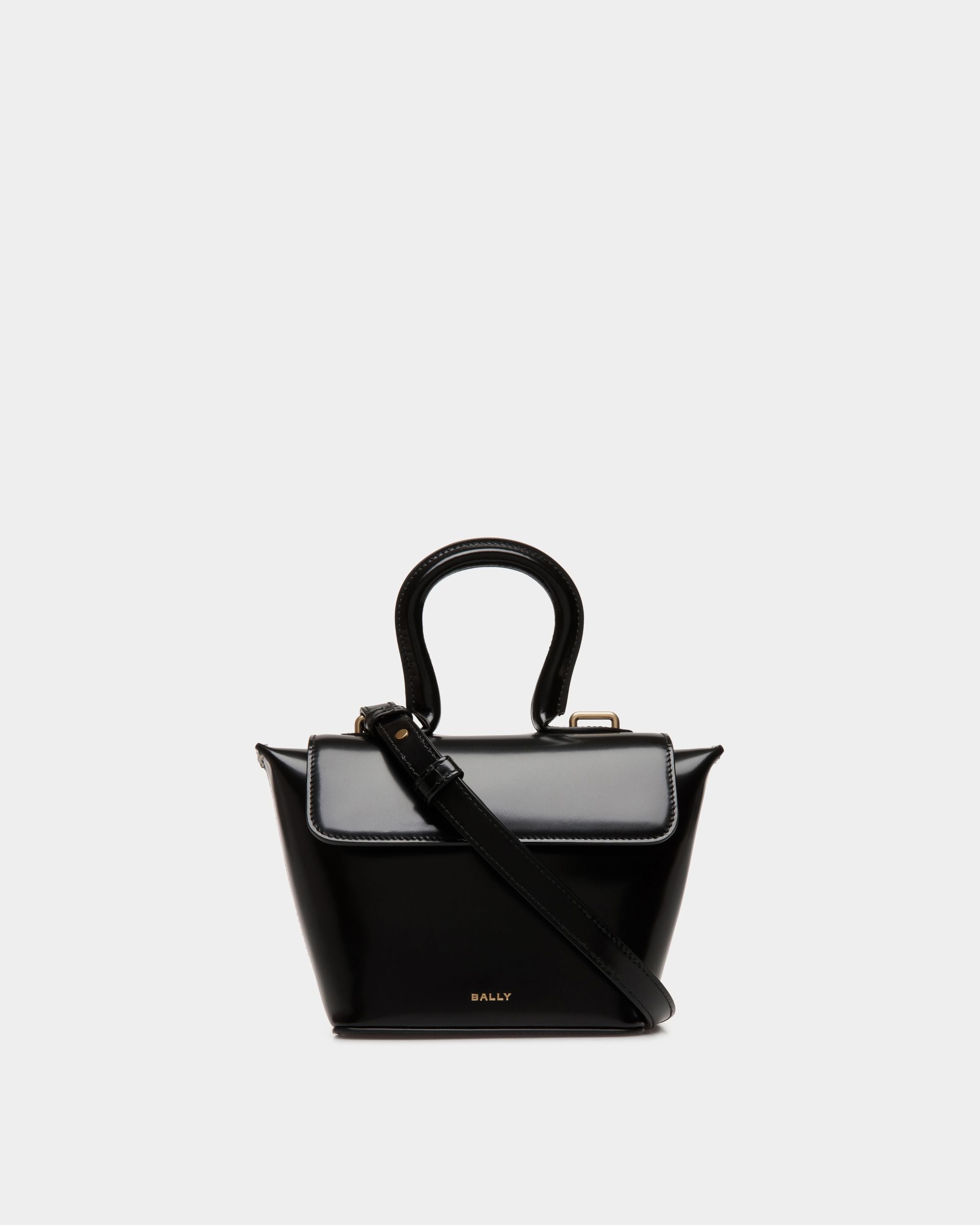 Belle ミニバッグ ブラック ブラッシュドレザー - 女性 - Bally - 01