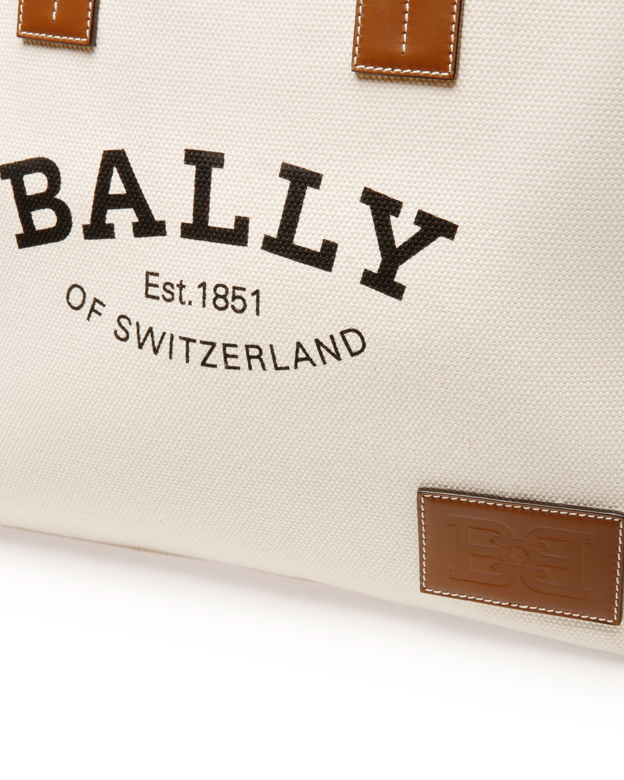 Crystalia ナチュラル ファブリック トートバッグ - 女性 - Bally - 05