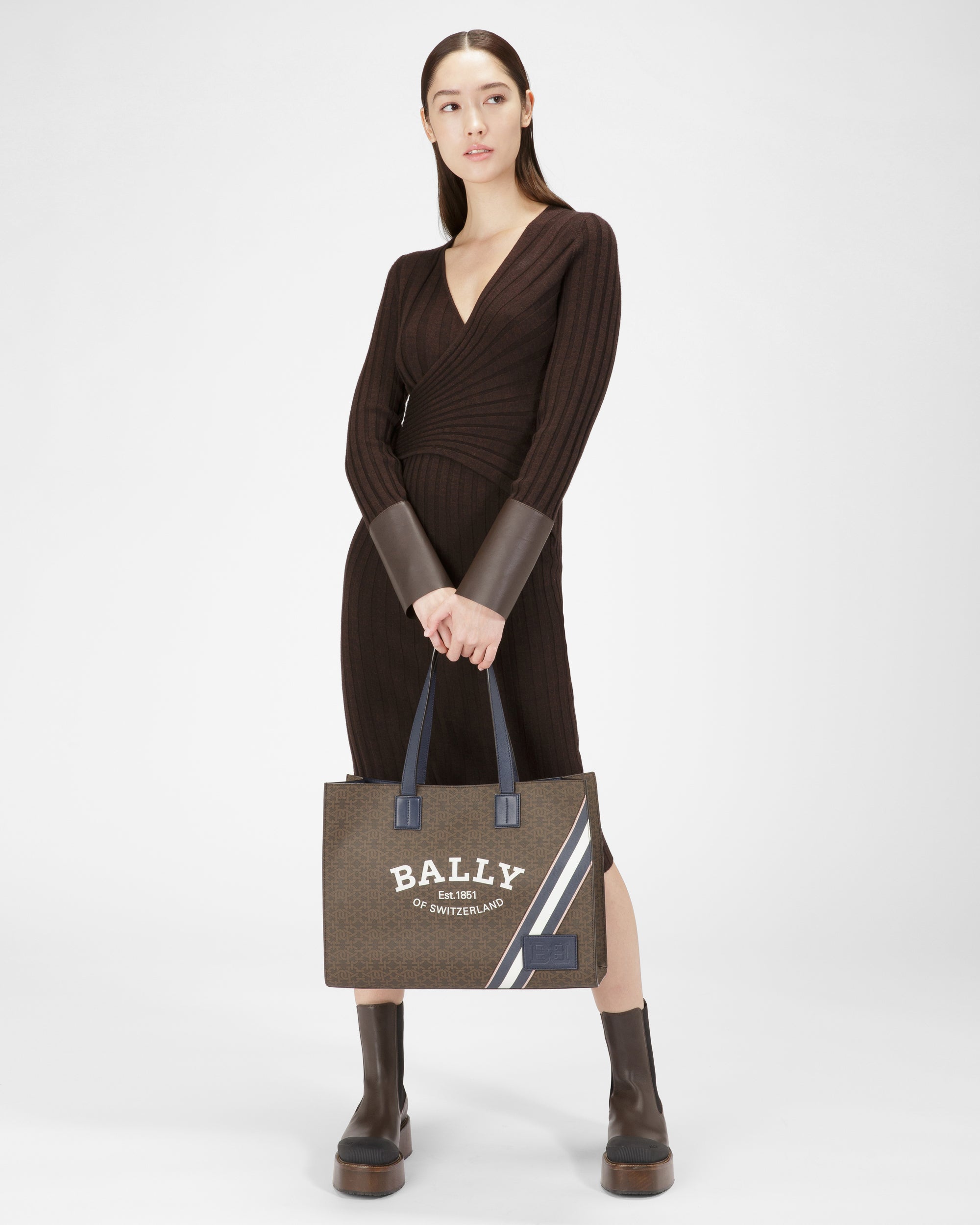 Crystalia ブラウン Tpu トート - 女性 - Bally - 06