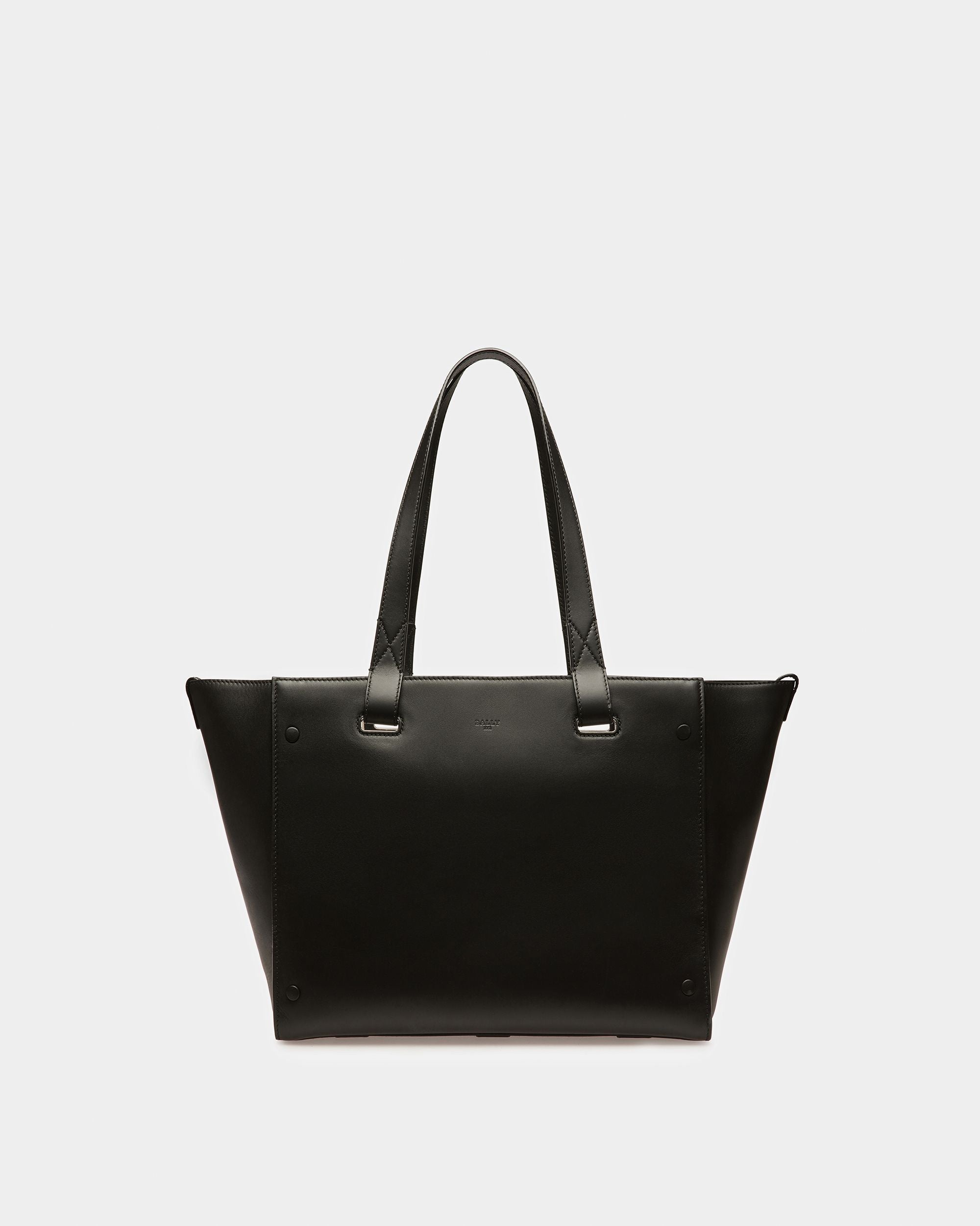 Arystea ブラック レザー トートバッグ - 女性 - Bally - 01
