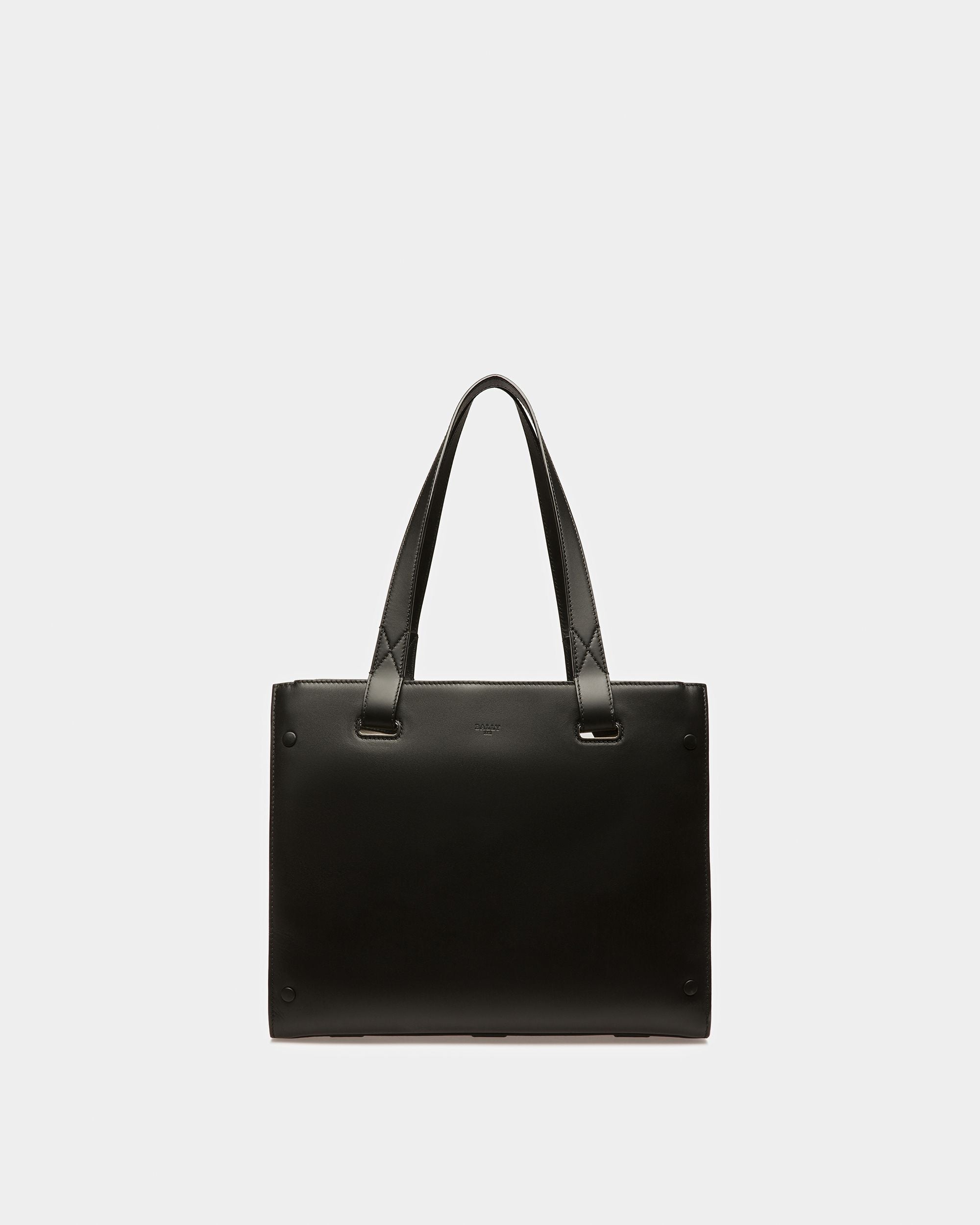 Arystea ブラック レザー トートバッグ - 女性 - Bally - 07