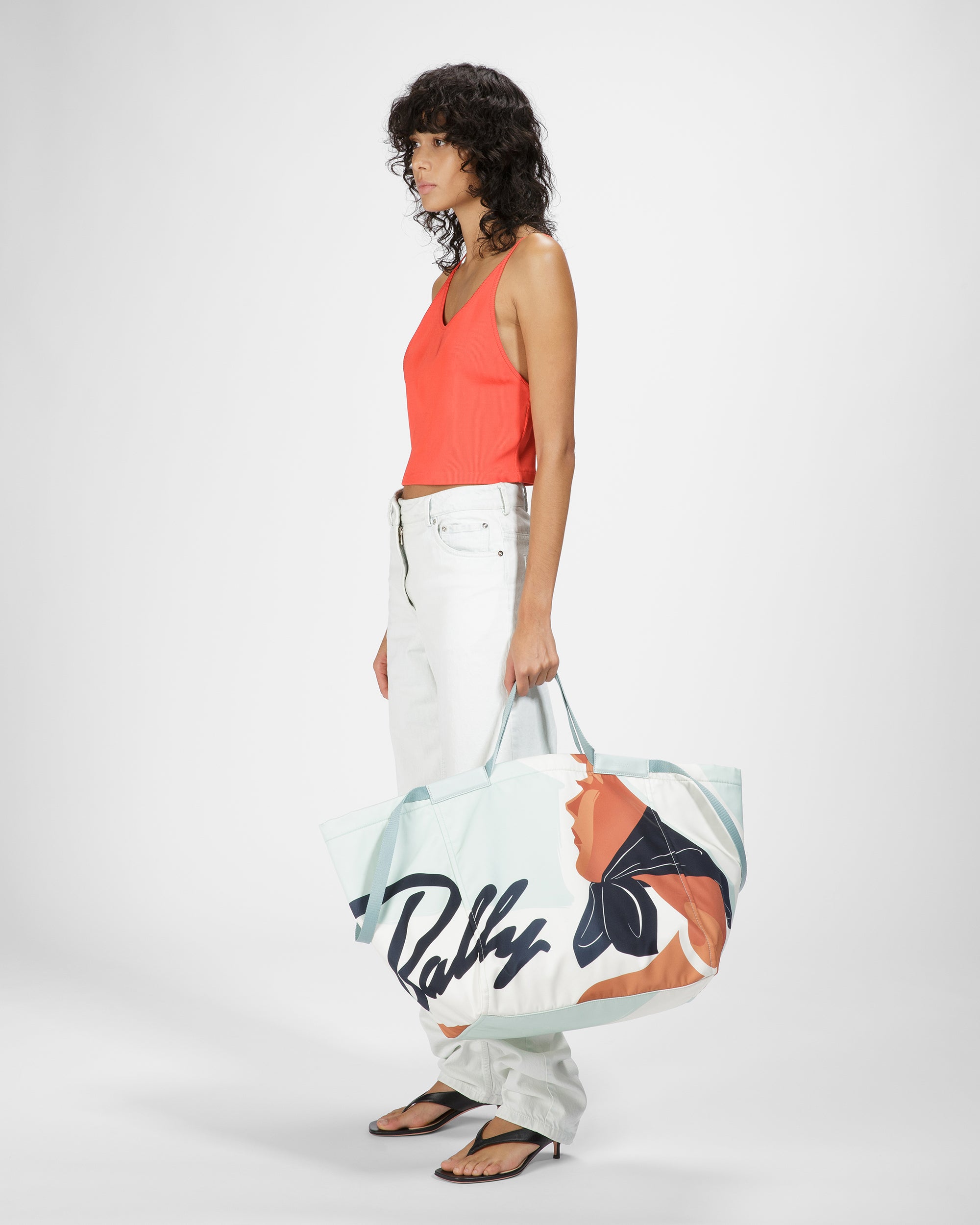 Billboard ブルー ナイロン トートバッグ - 女性 - Bally - 04