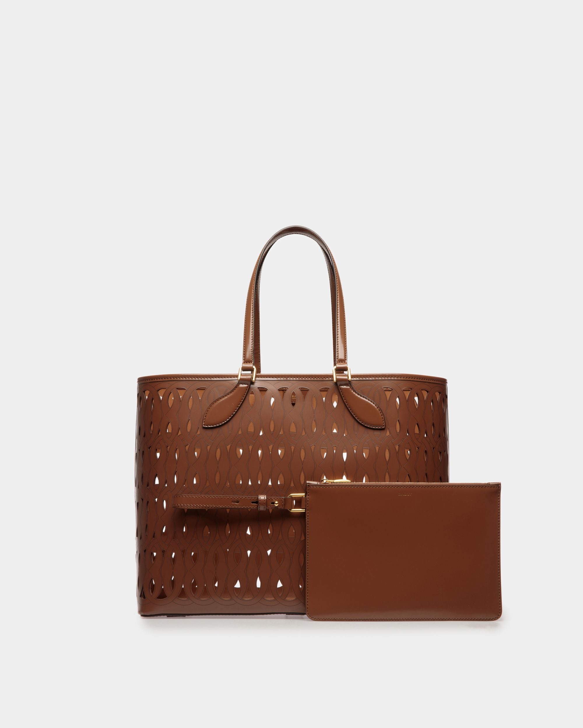 Lago トートバッグ ブラウン レザー - 女性 - Bally - 01