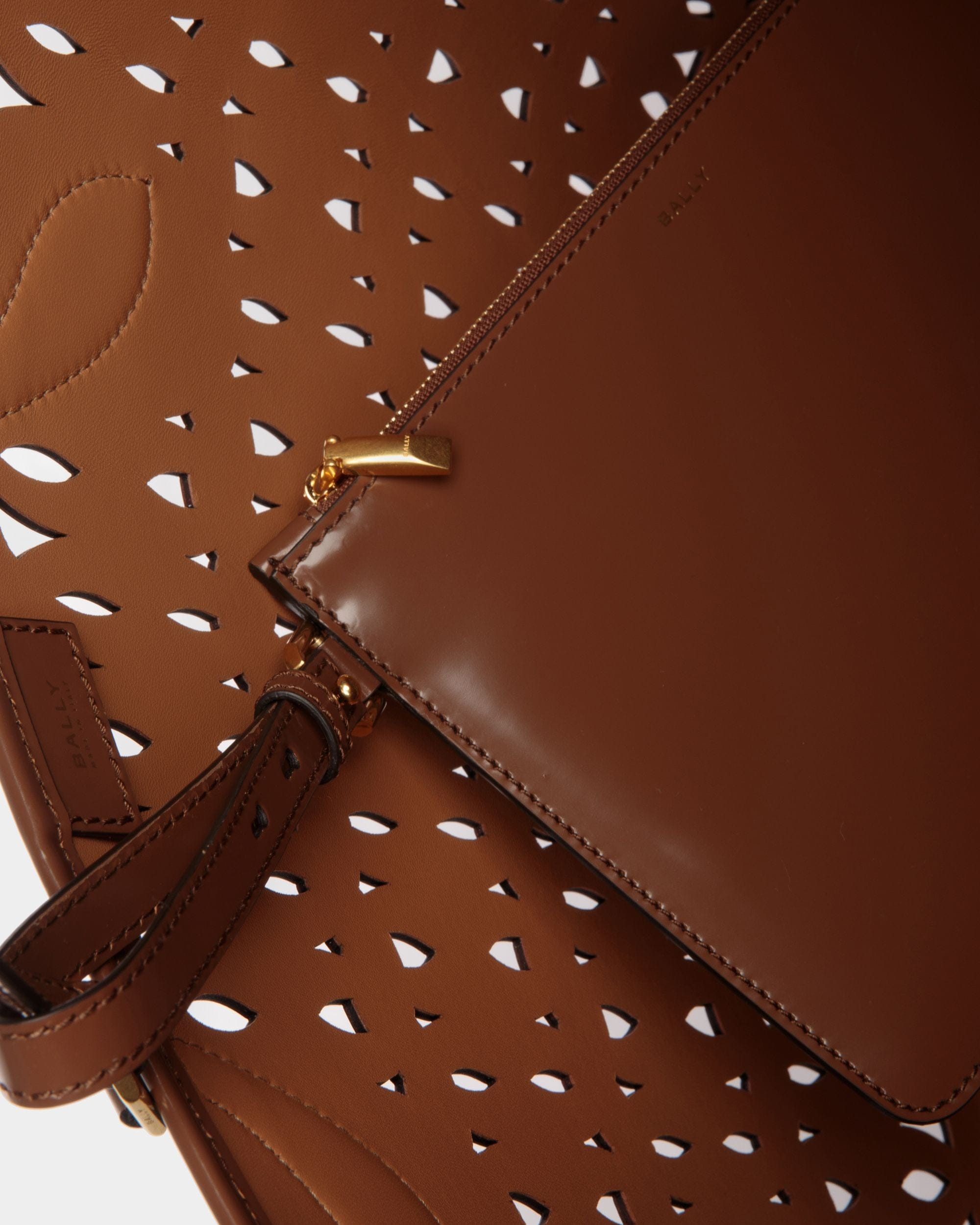 Lago トートバッグ ブラウン レザー - 女性 - Bally - 04